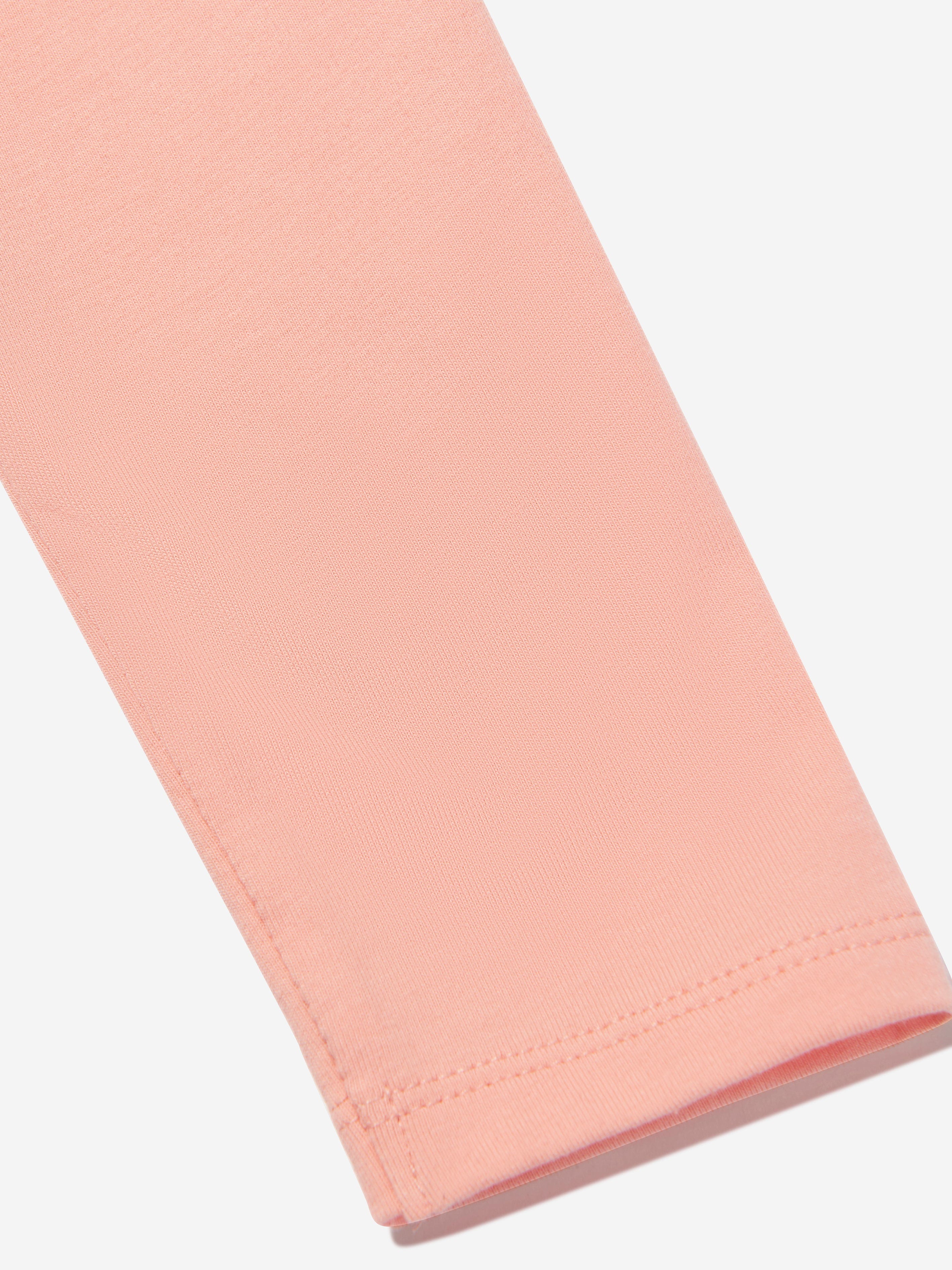 KENZO Girls Logo Leggings in Pink