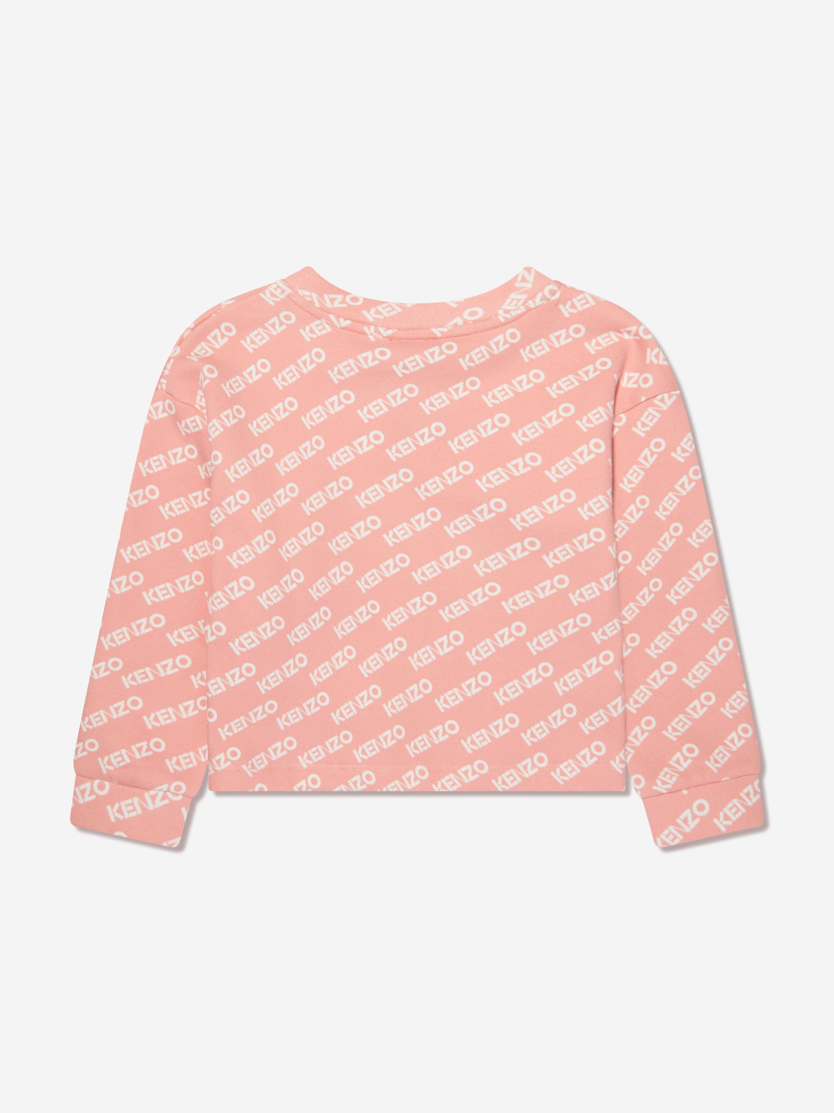 KENZO Girls Logo Sweatshirt in Pink