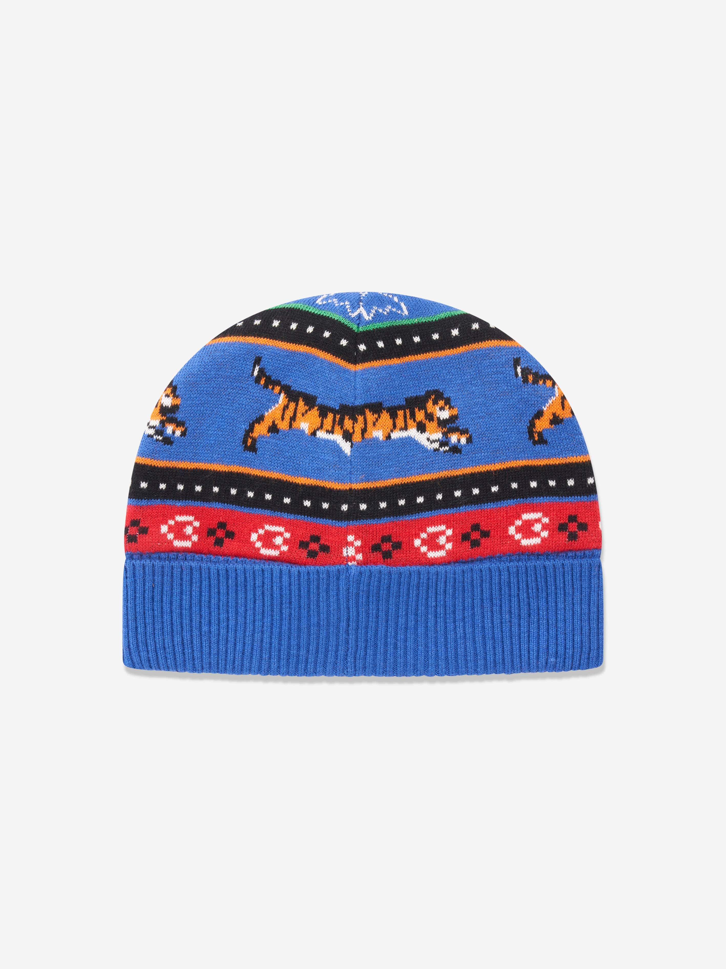 KENZO Boys Jungle Game Cap in Blue