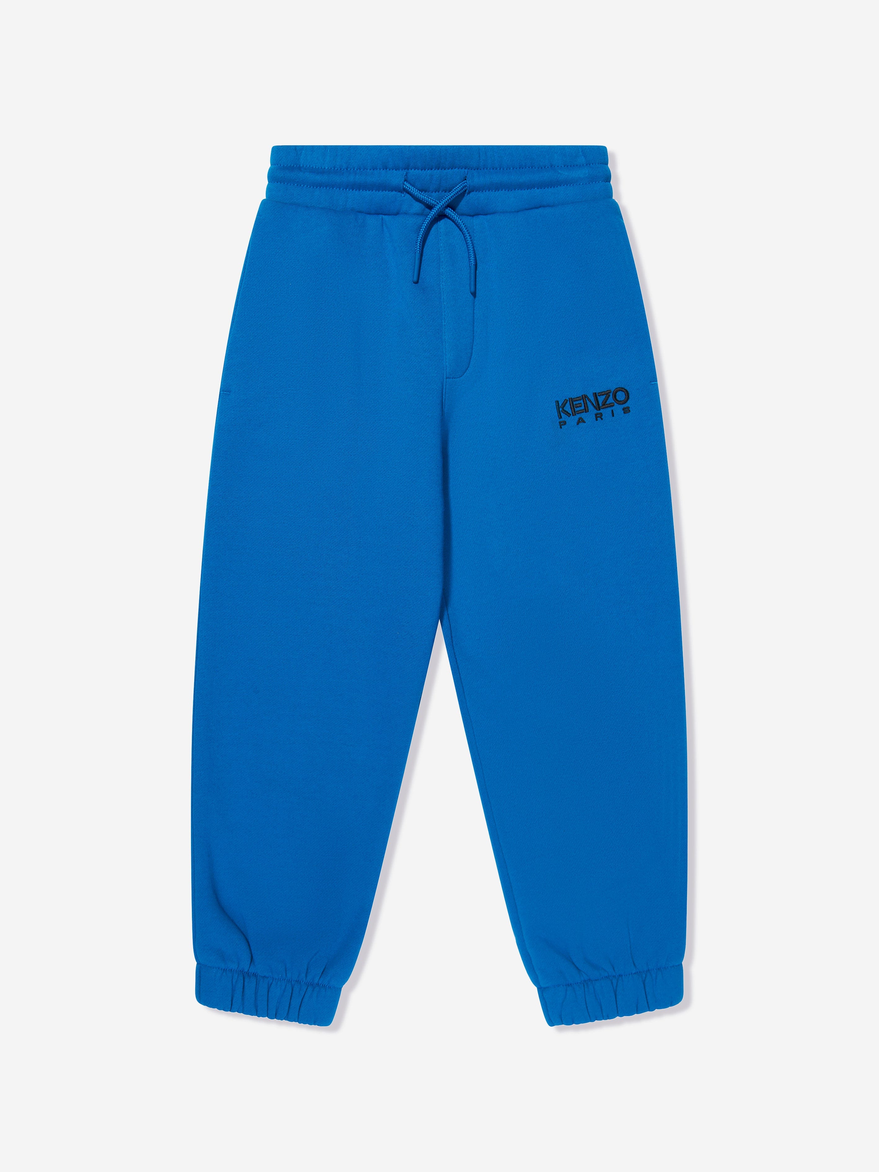 KENZO Boys Logo Joggers in Blue