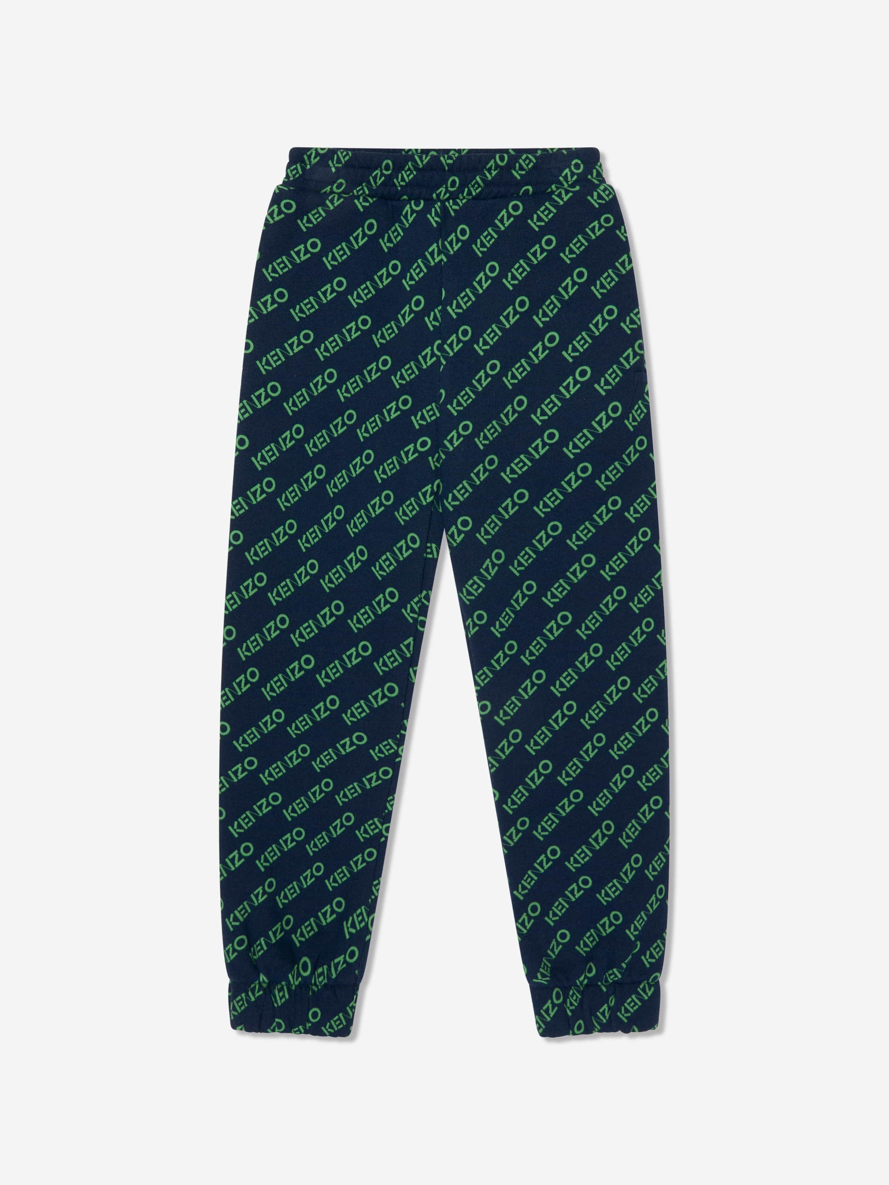 KENZO Boys Logo Joggers in Navy