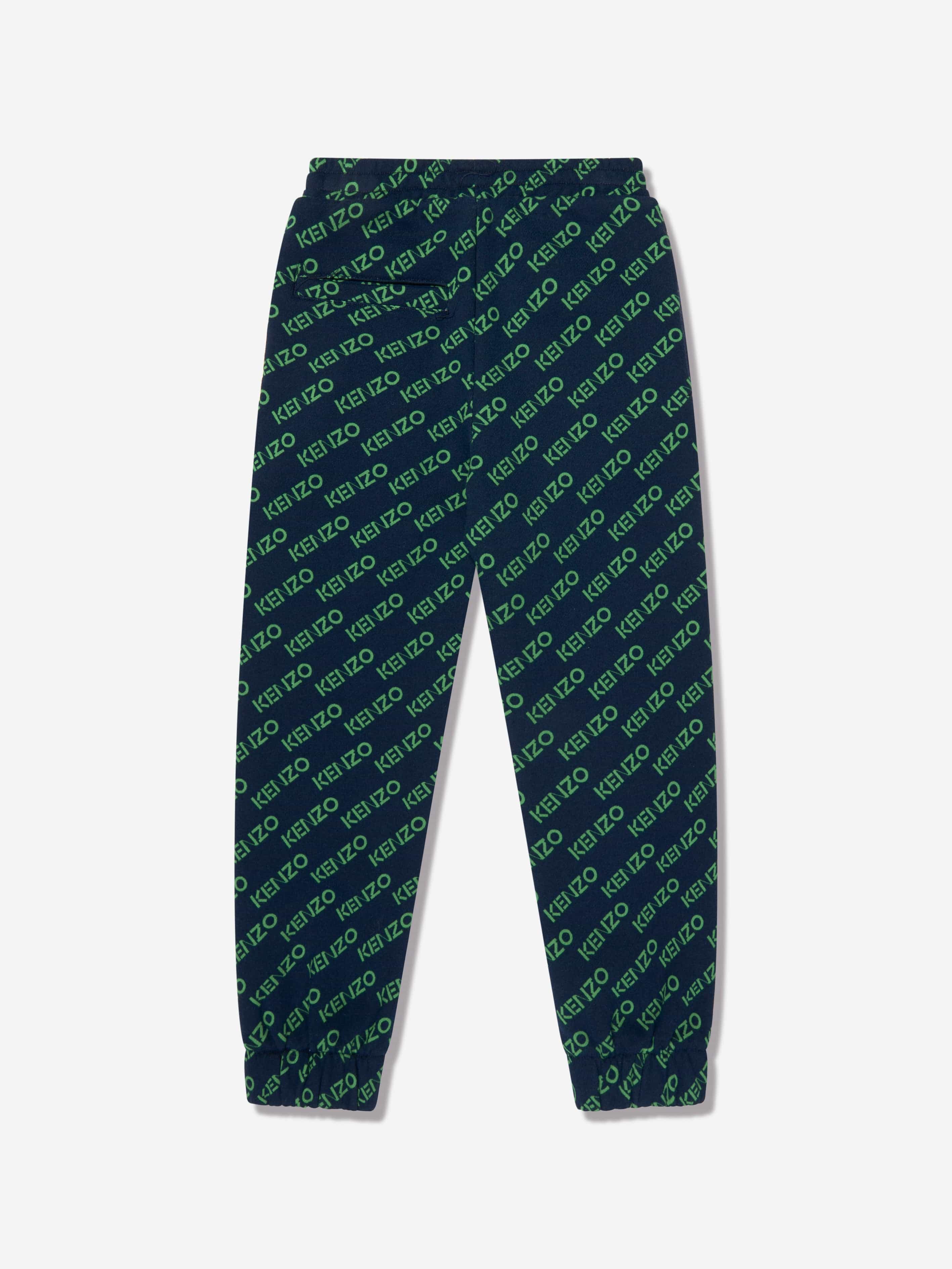 KENZO Boys Logo Joggers in Navy