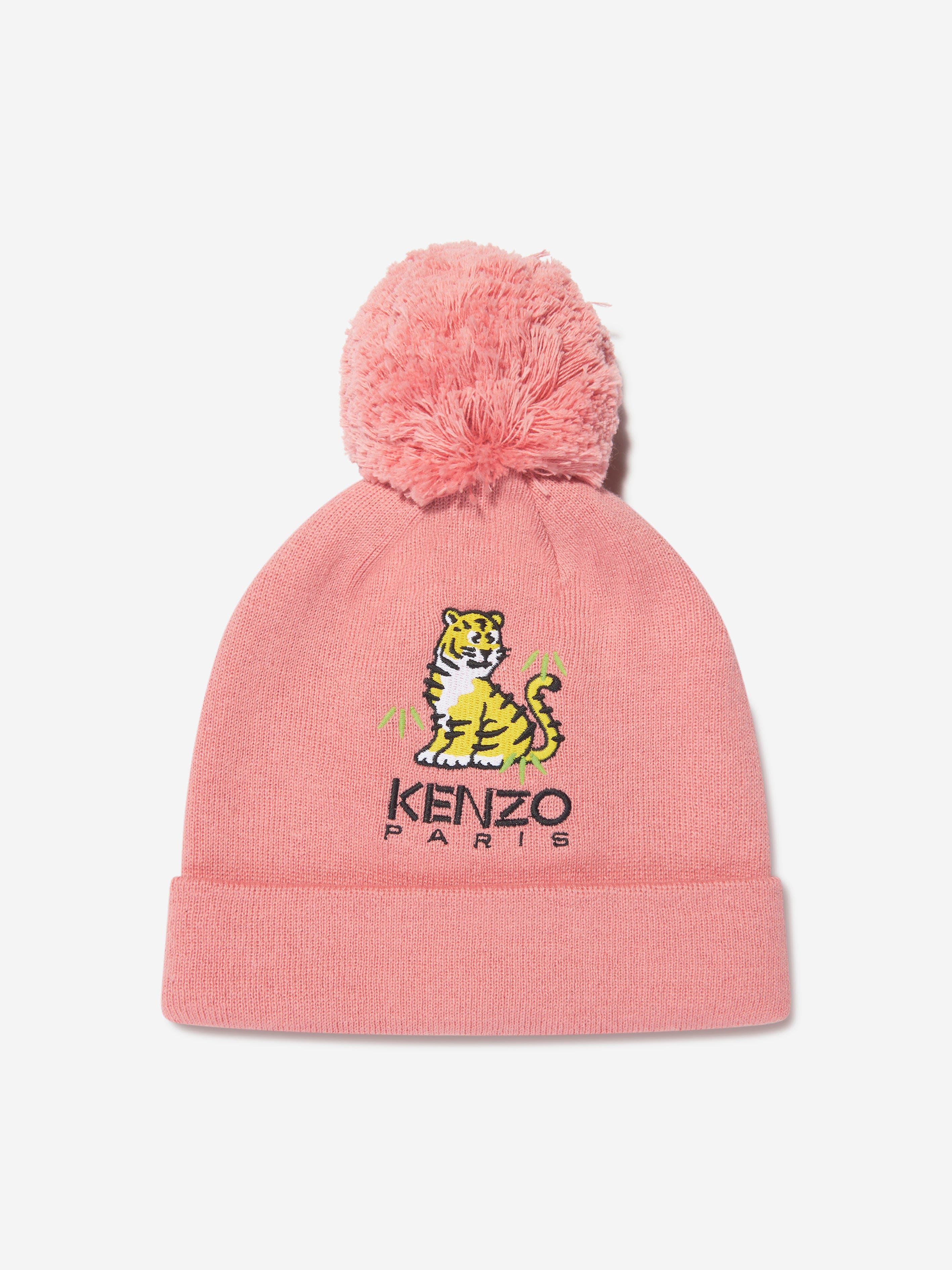 KENZO Girls Kotora Beanie Hat in Pink