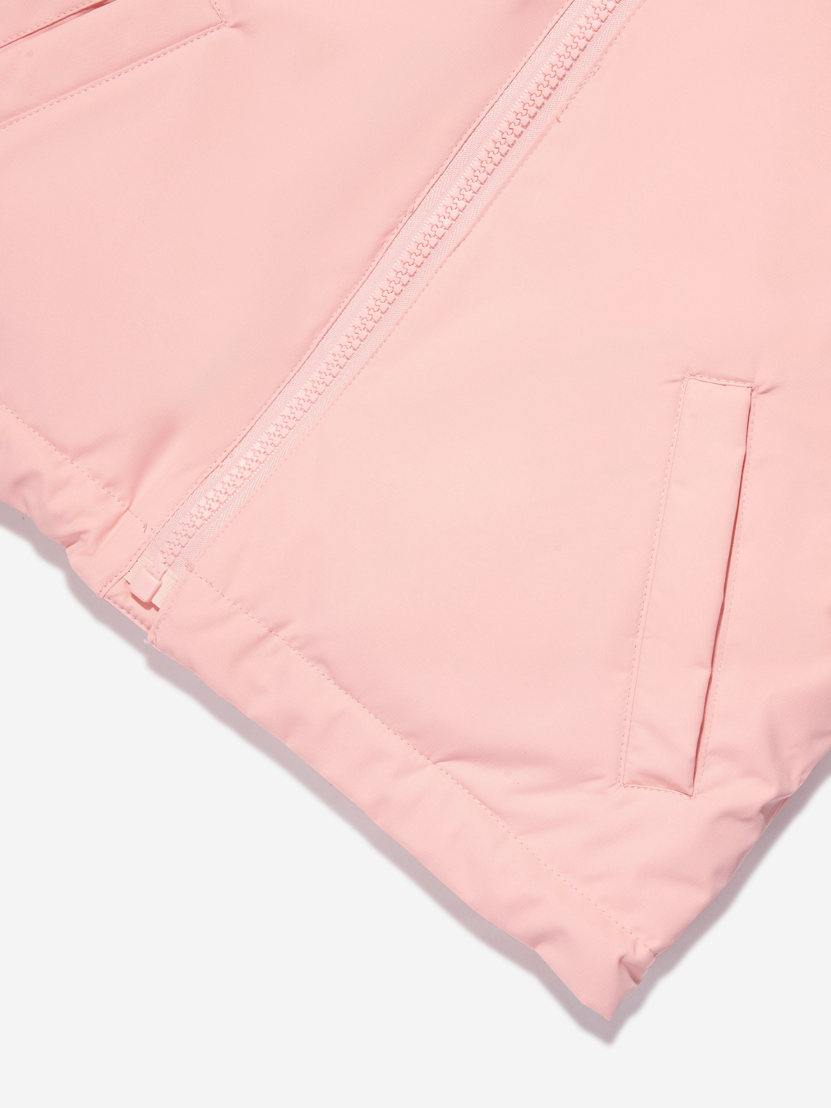 KENZO Girls Down Padded Gilet in Pink