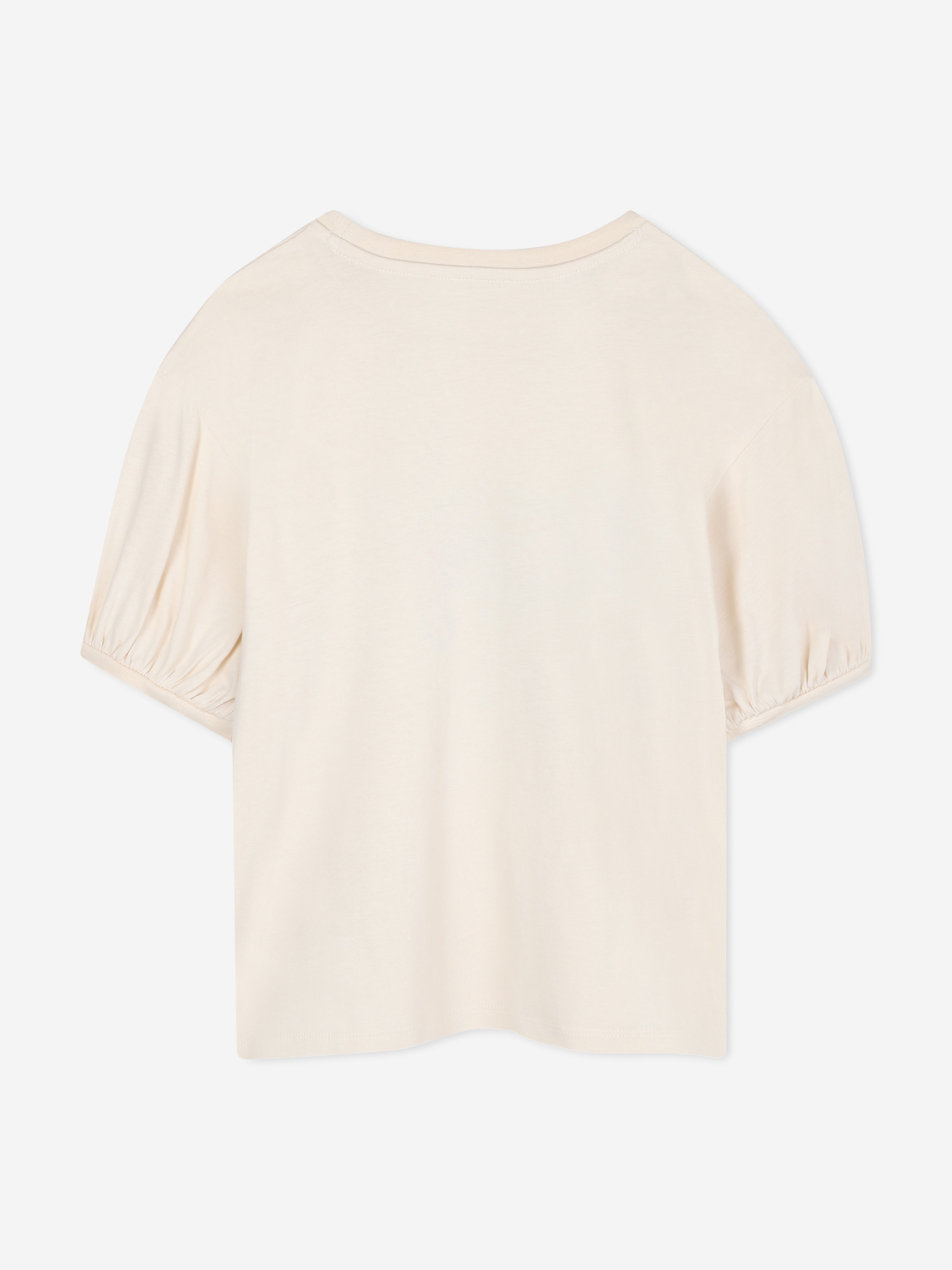 KENZO Girls Tiger Print T-Shirt in Ivory