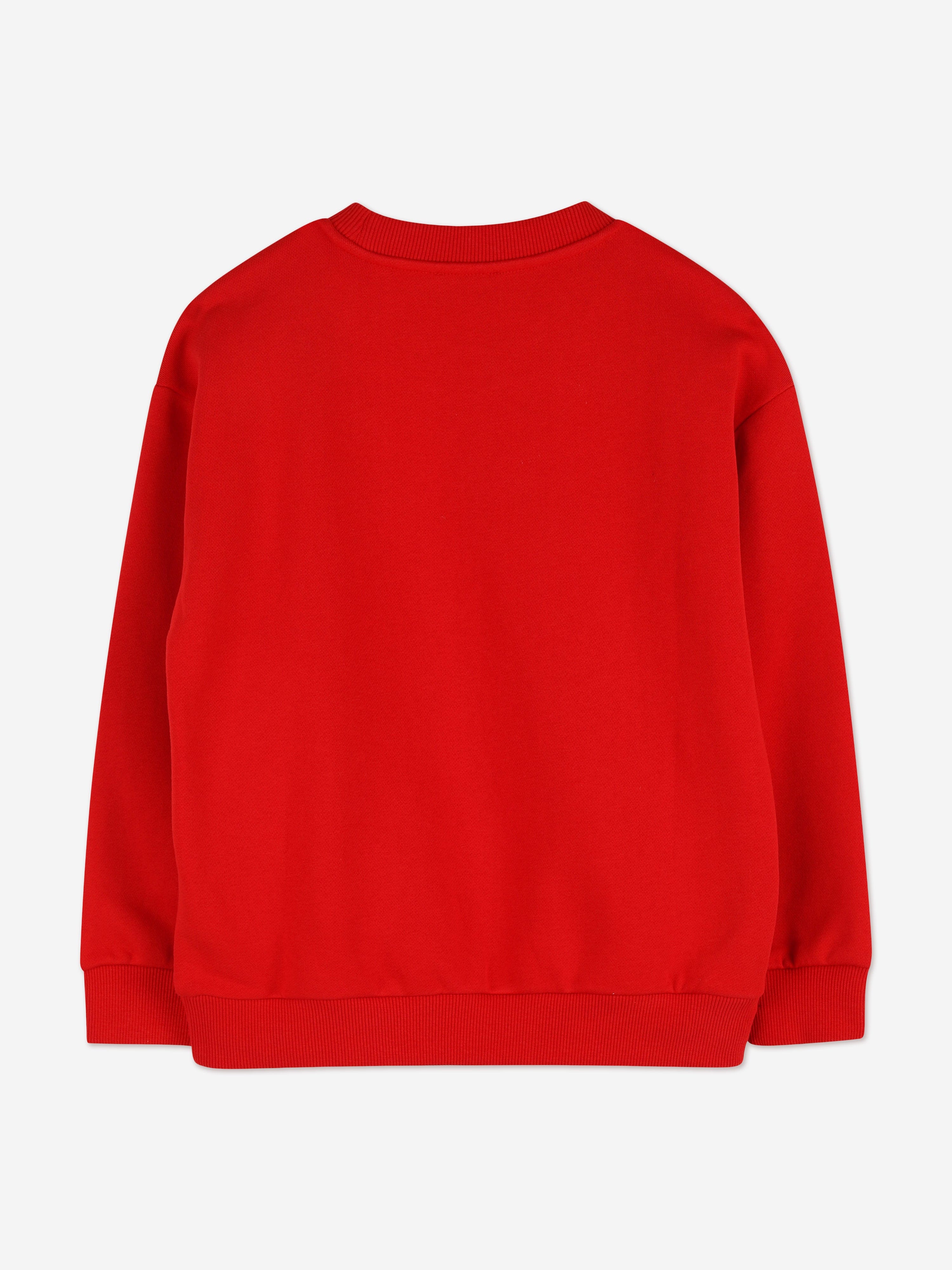 KENZO Boys Lucky Tiger Sweatshirt in Red
