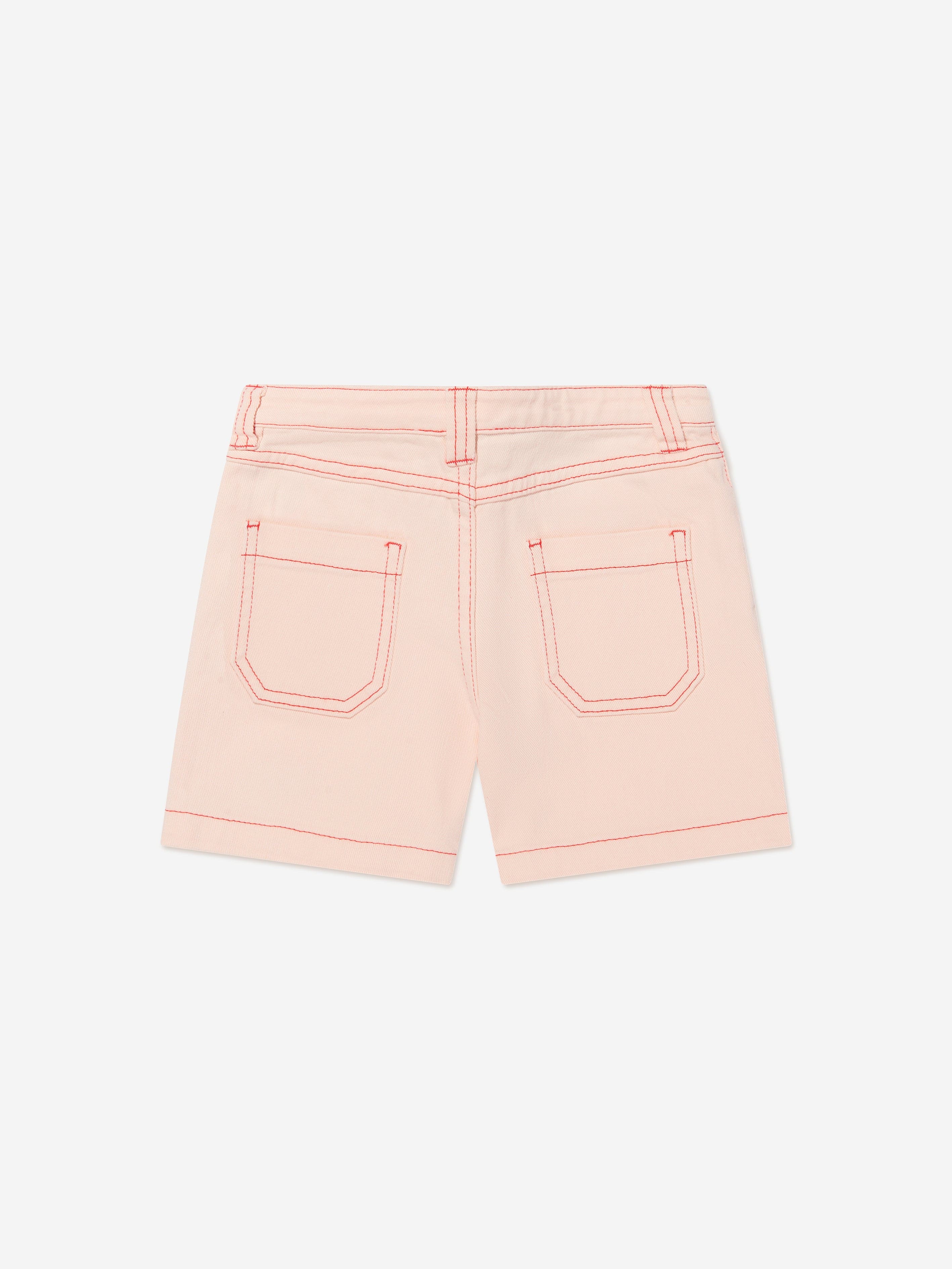 KENZO Girls Tiger Shorts in Pink