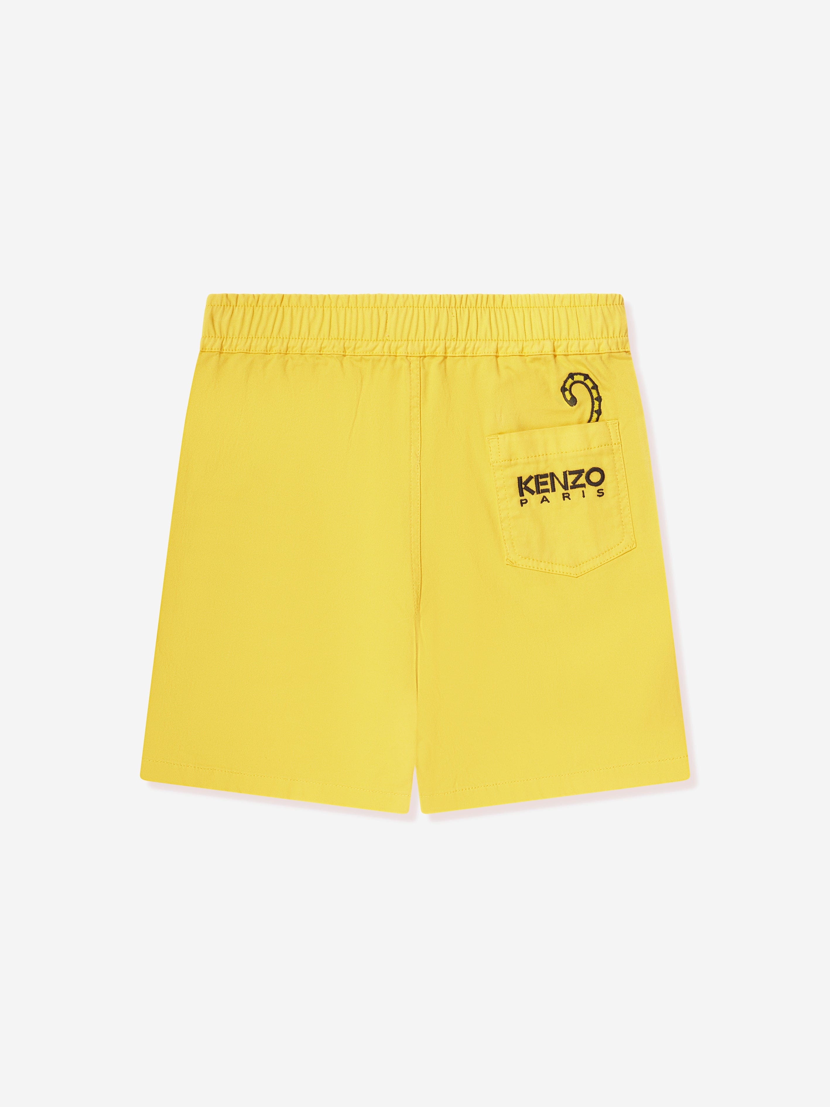 KENZO Boys Kotora Bermuda Shorts in Yellow