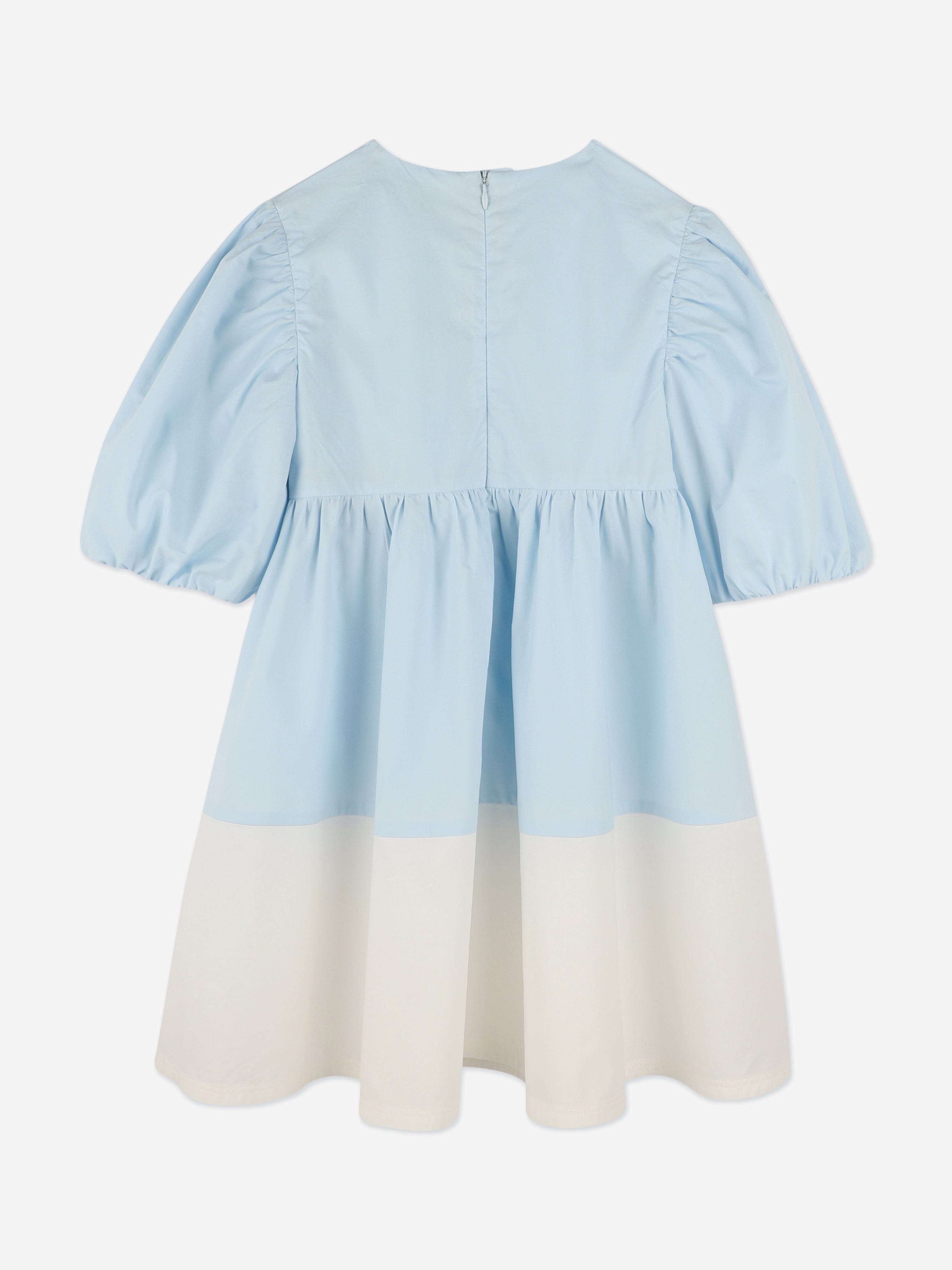 KENZO Girls Sunflower Dress in Blue