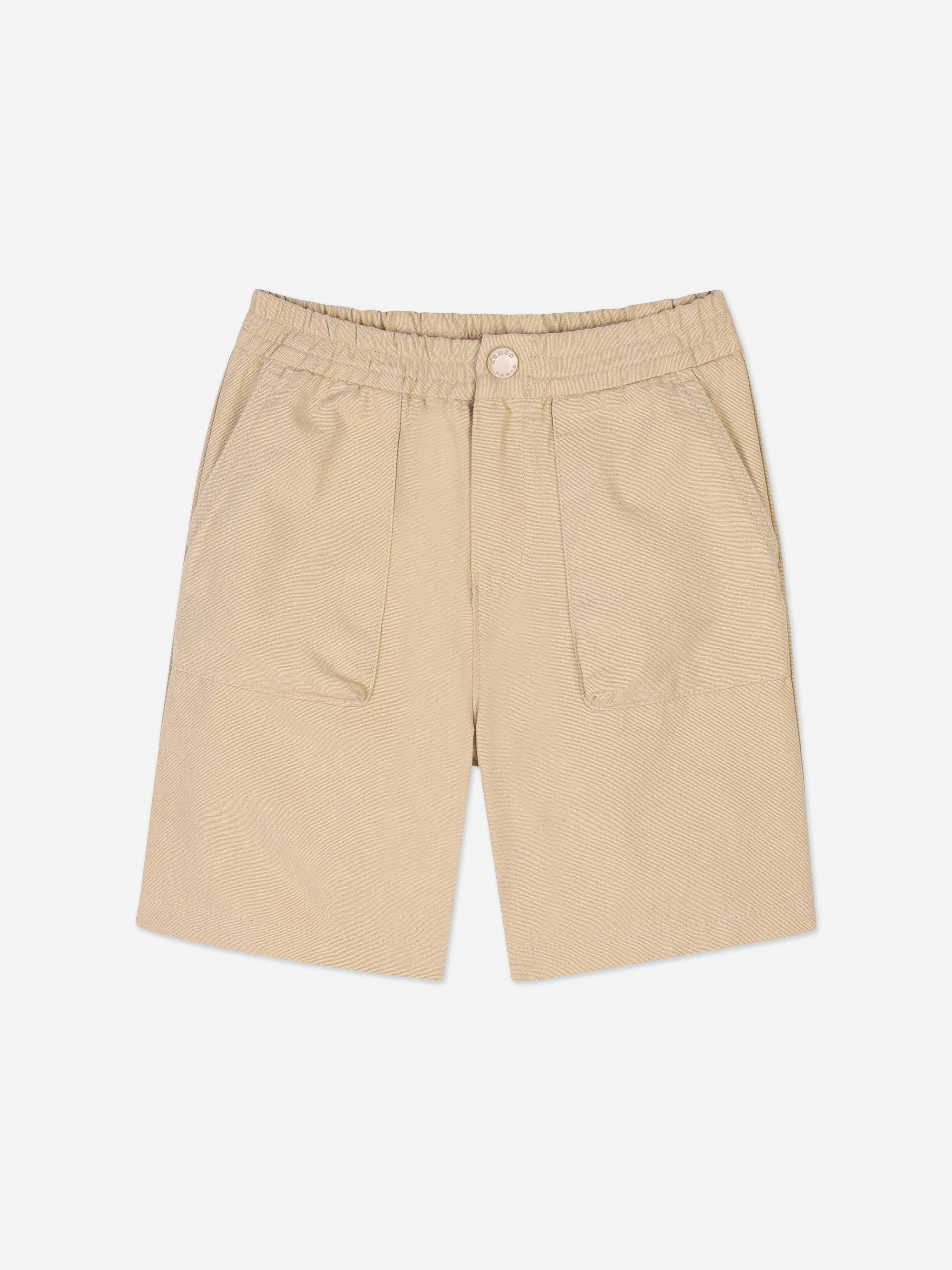 KENZO Boys Sunflower Bermuda Shorts in Beige