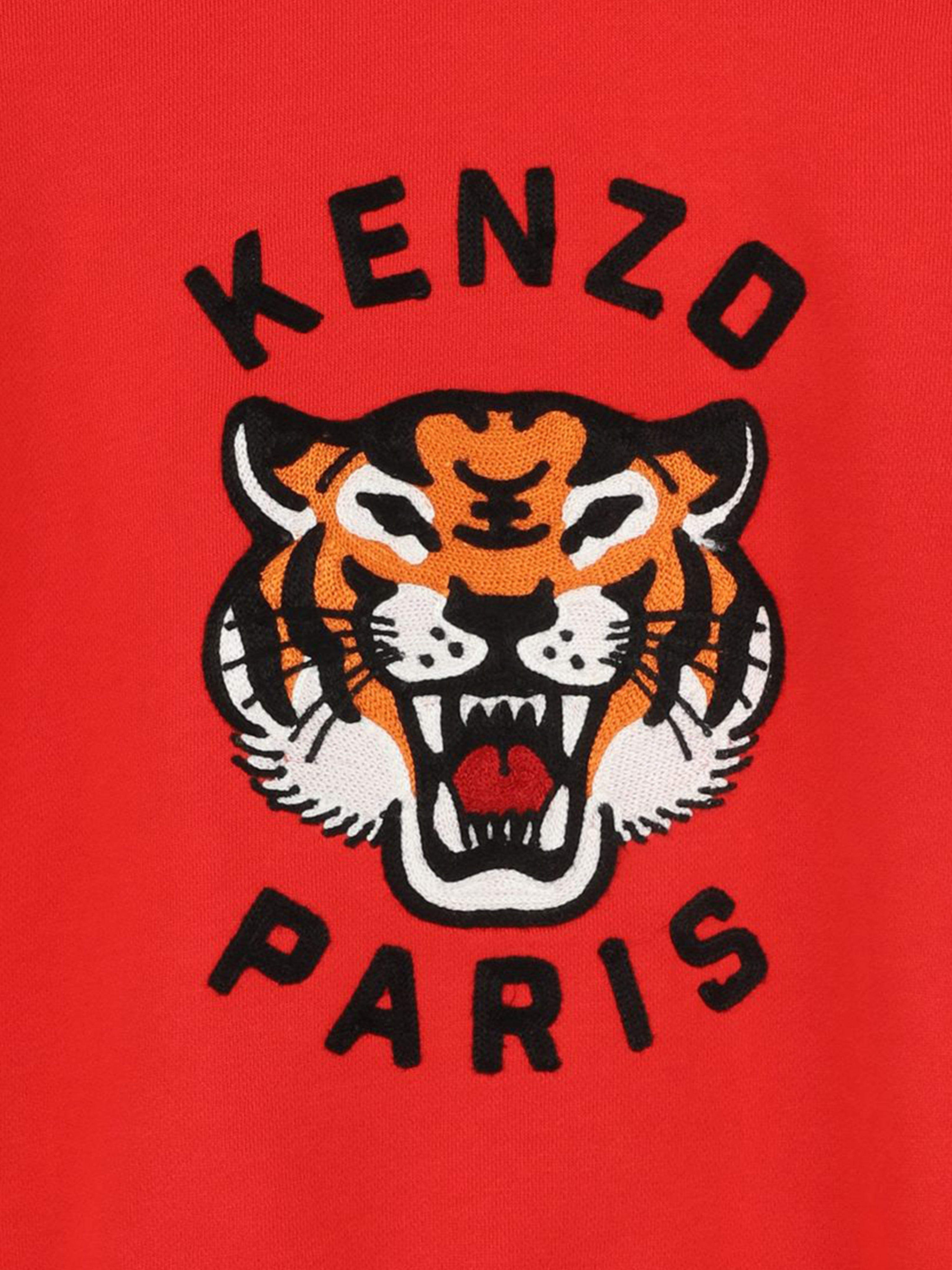 Boys Tiger Sweatshirt in Red