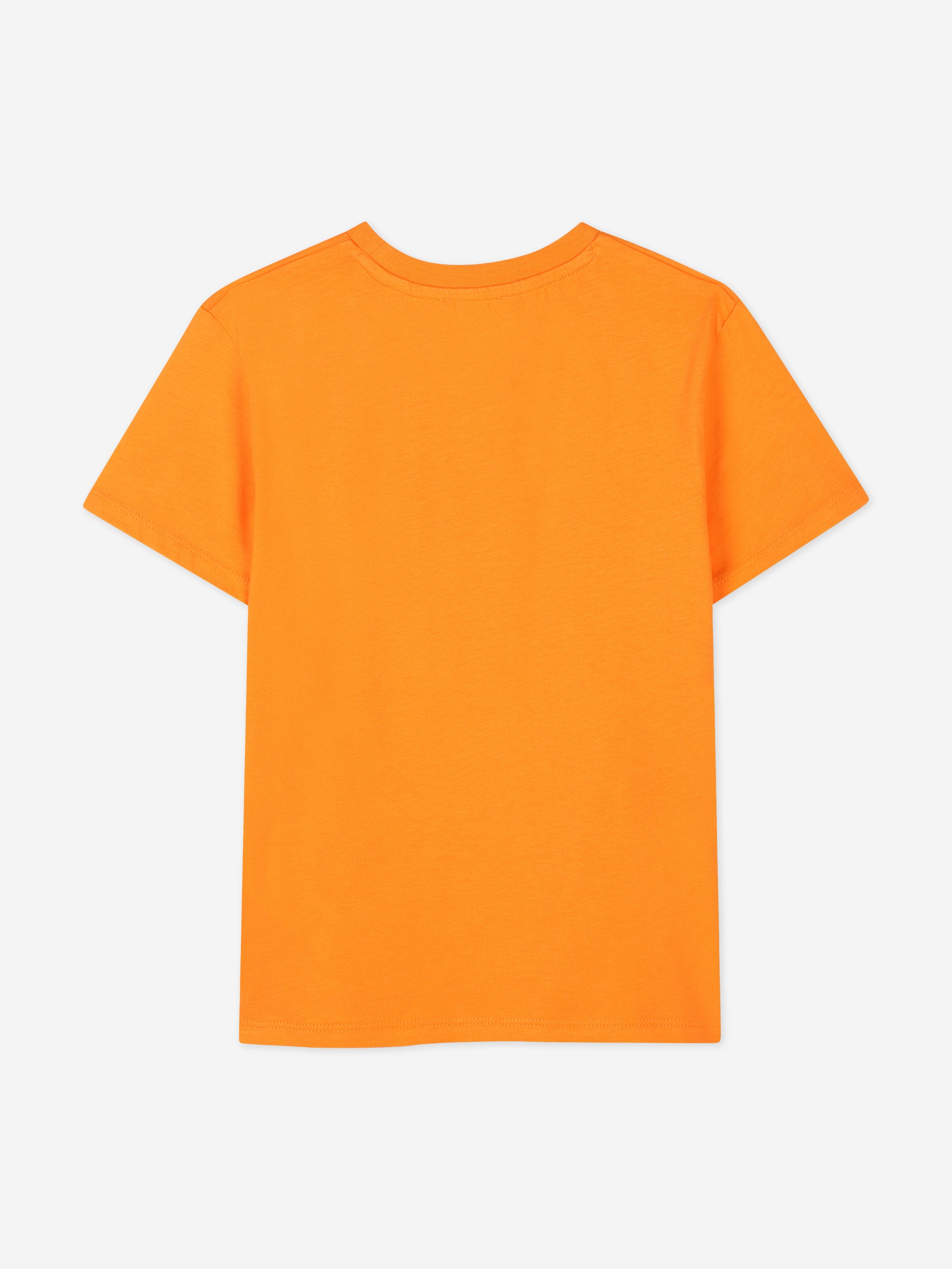 Boys Orange Logo T-Shirt in Orange