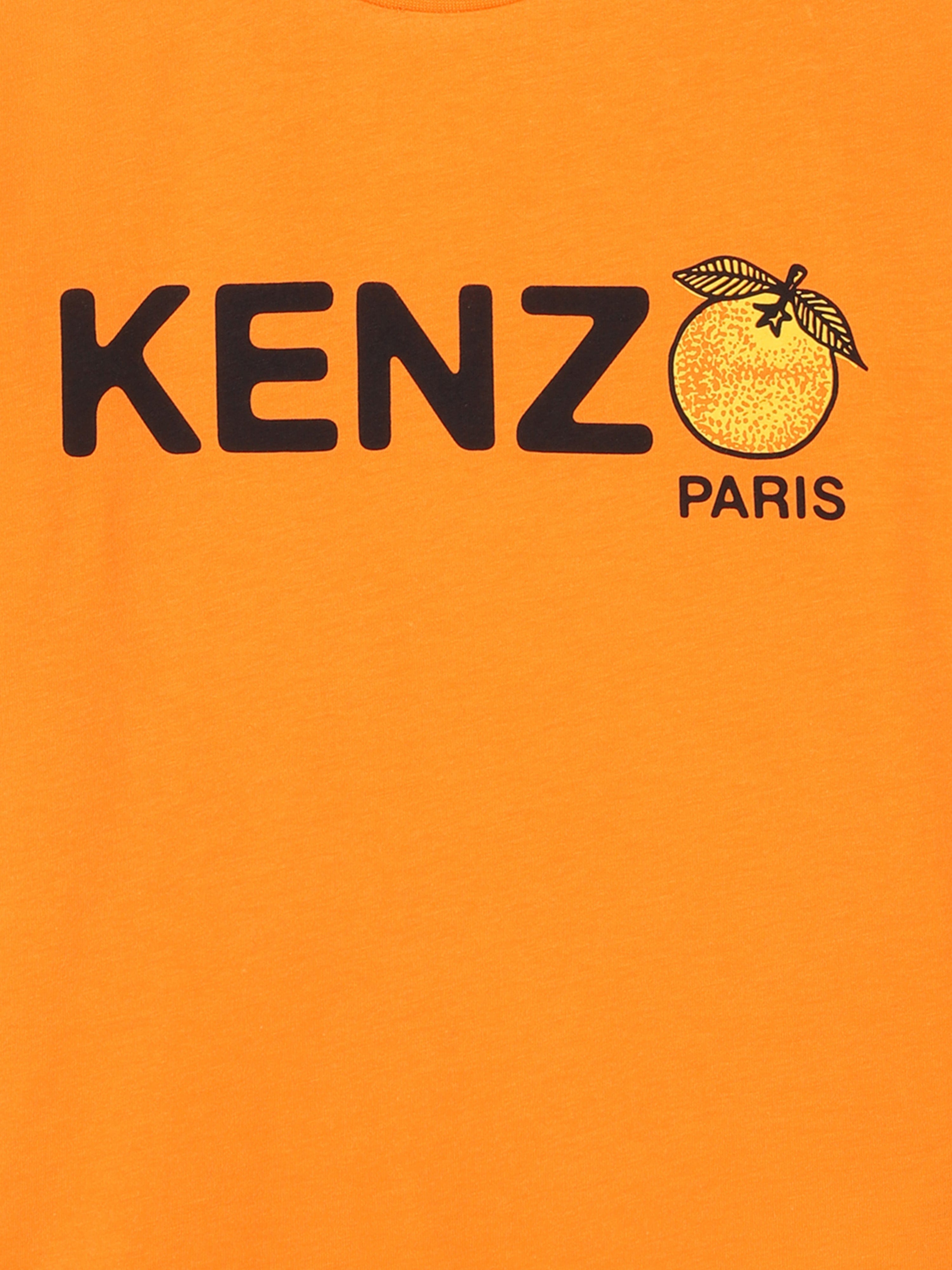 Boys Orange Logo T-Shirt in Orange