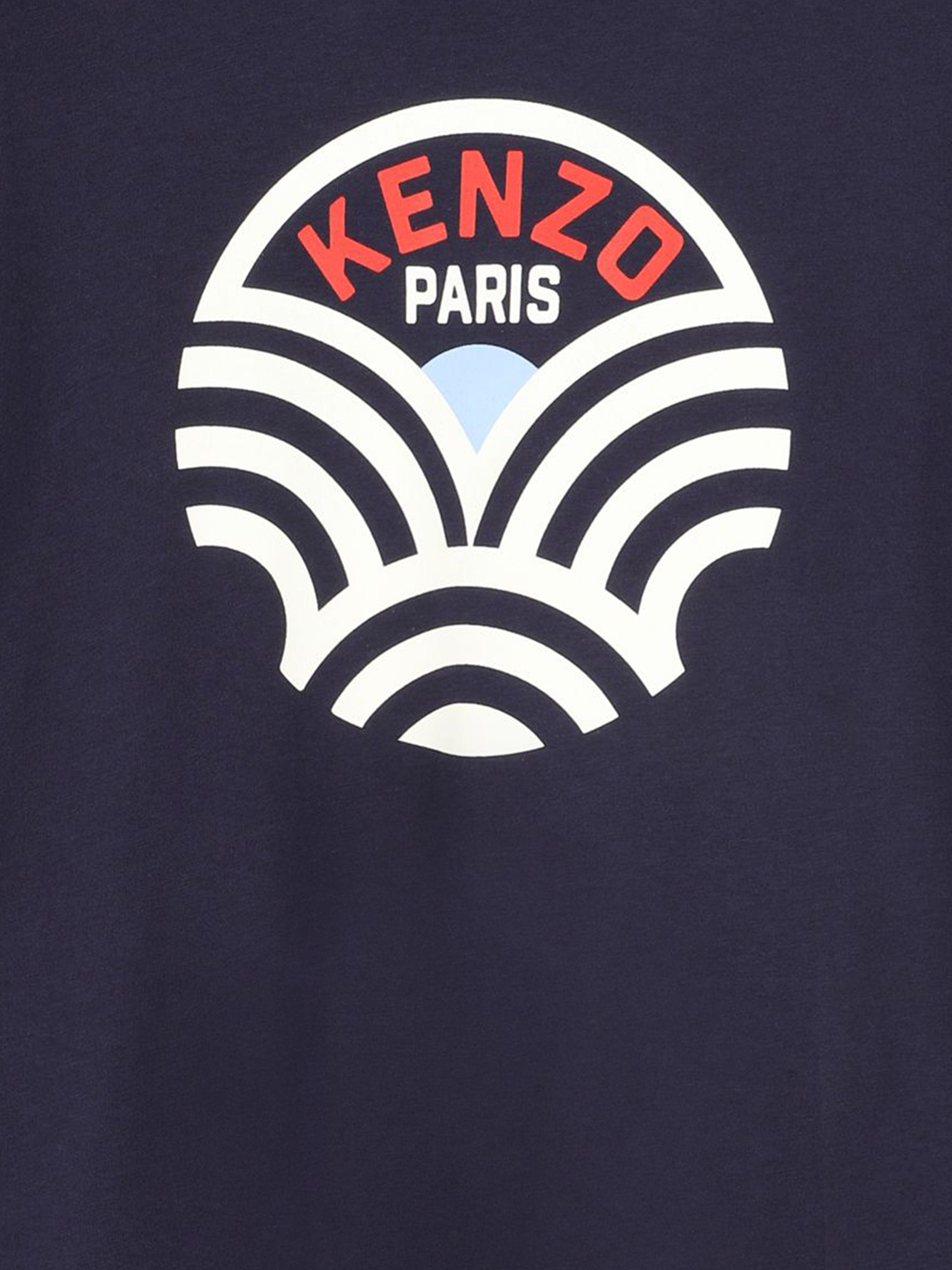 Boys Logo T-Shirt in Navy