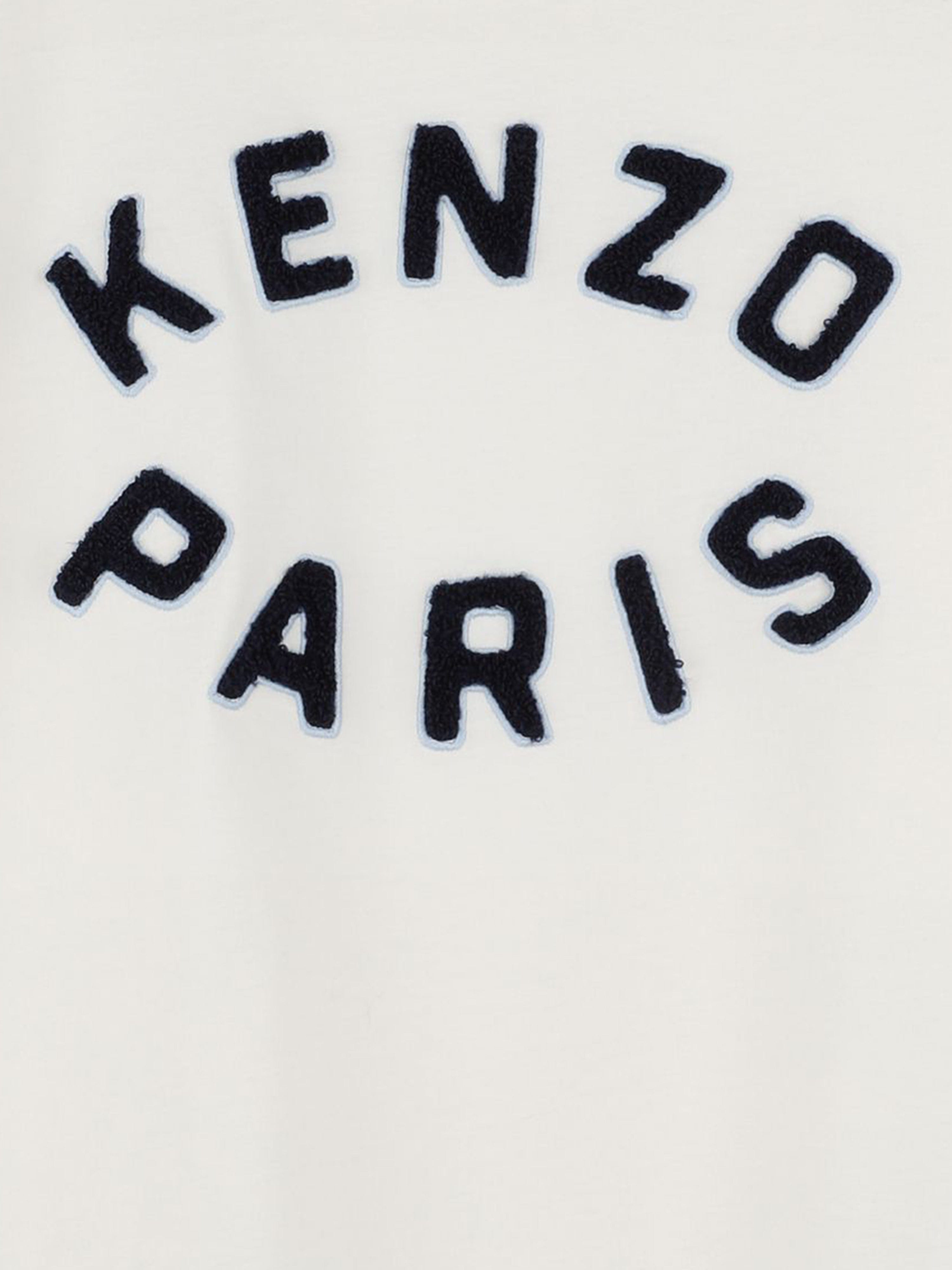 Kids Logo T-Shirt in Ivory