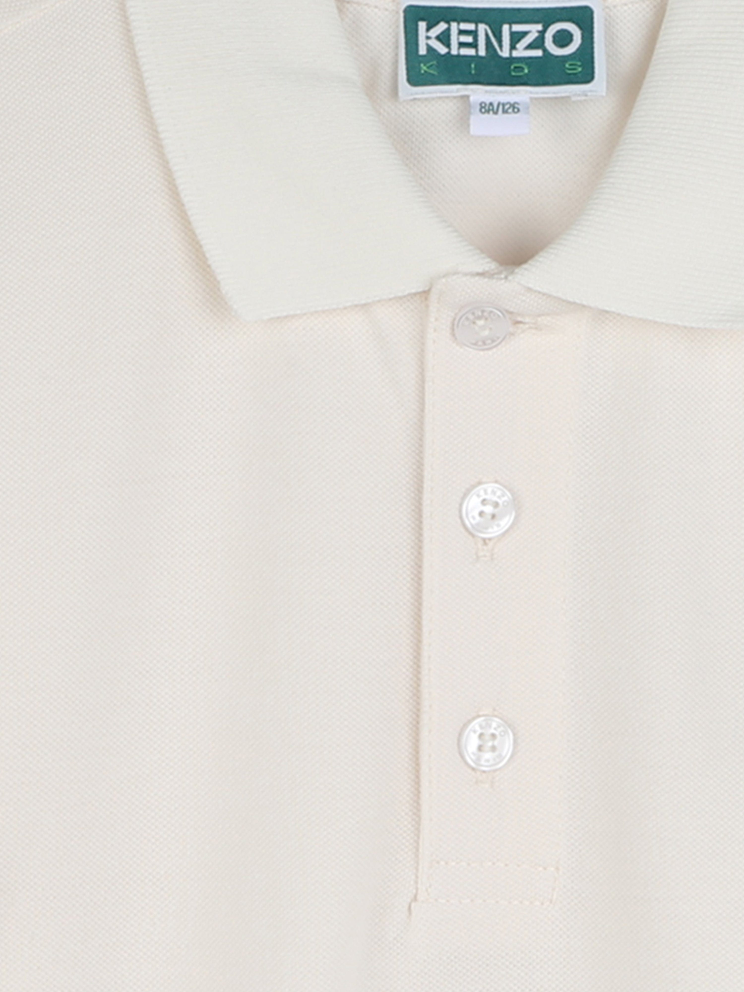 Kids Kotora Polo Shirt in Ivory