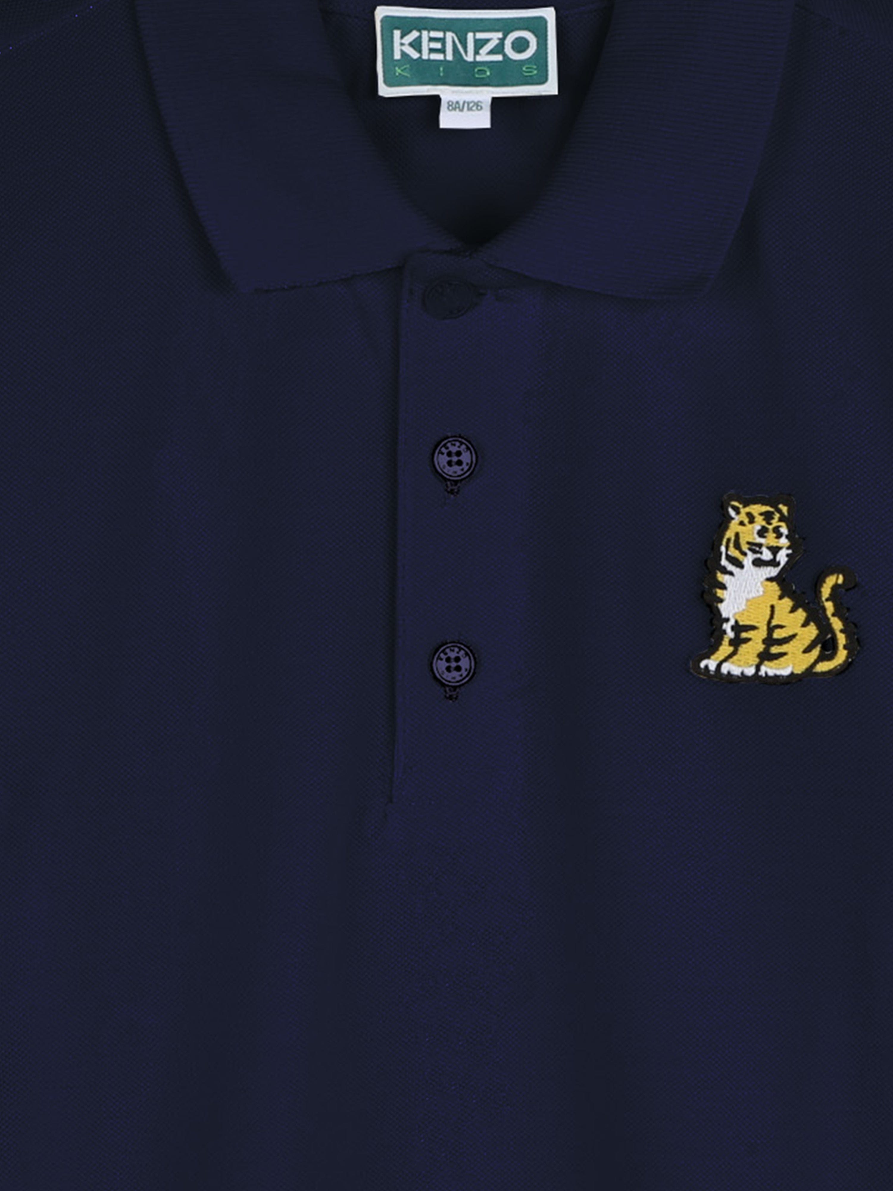 Kids Kotora Polo Shirt in Navy