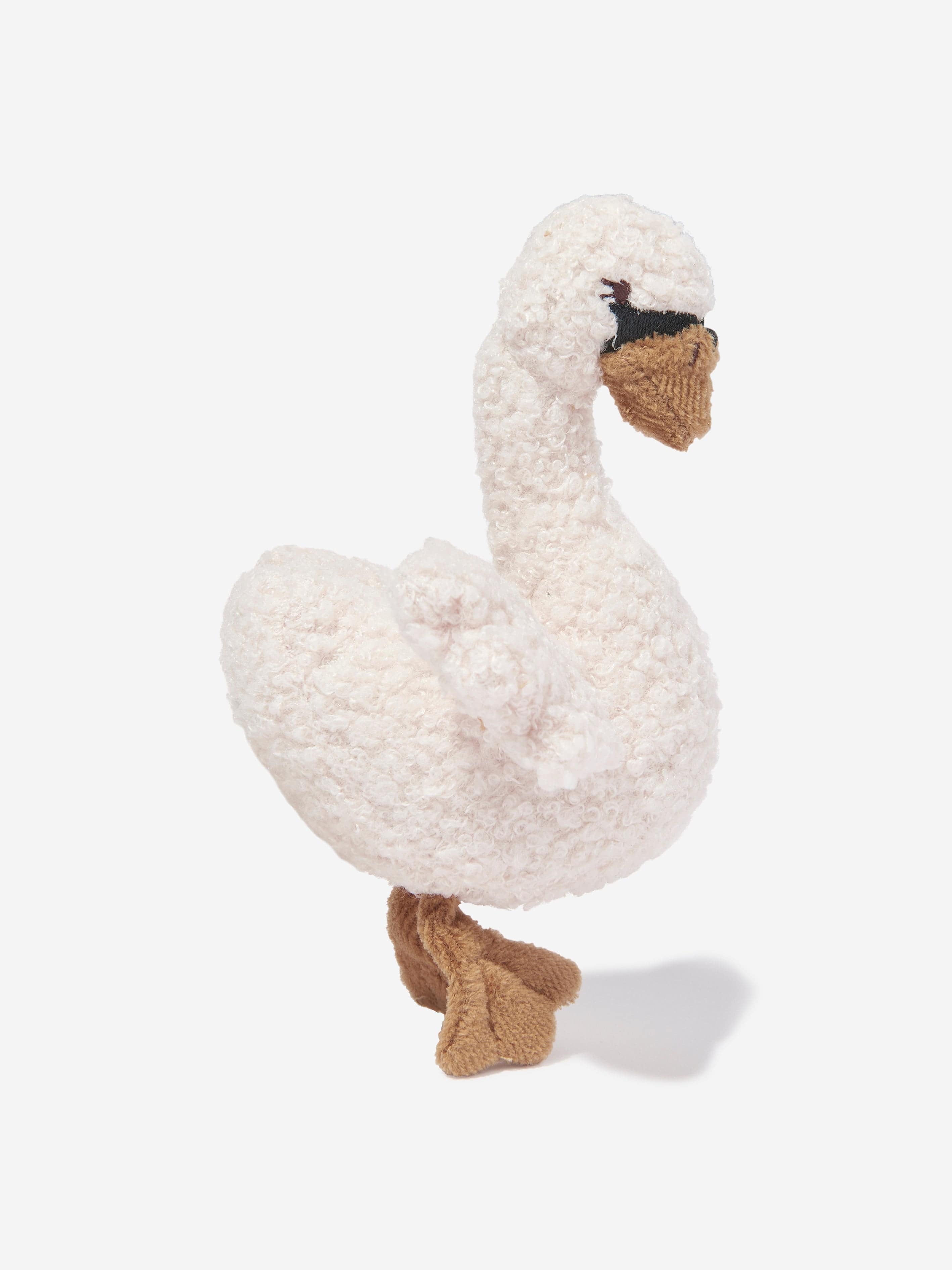 Konges Sløjd Baby Swan Soft Toy in White