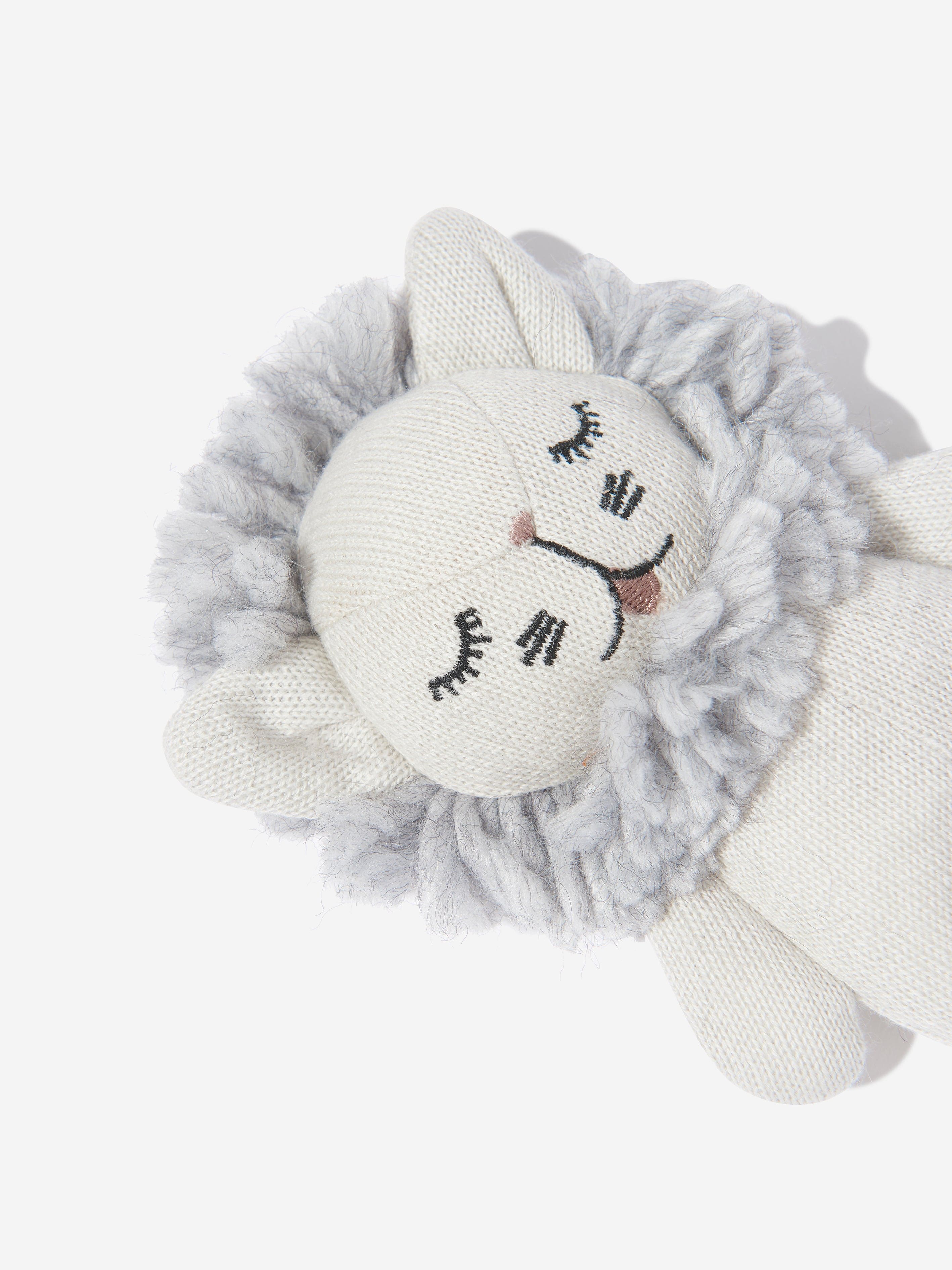 Konges Sløjd Baby Mini Lion Soft Toy in Grey