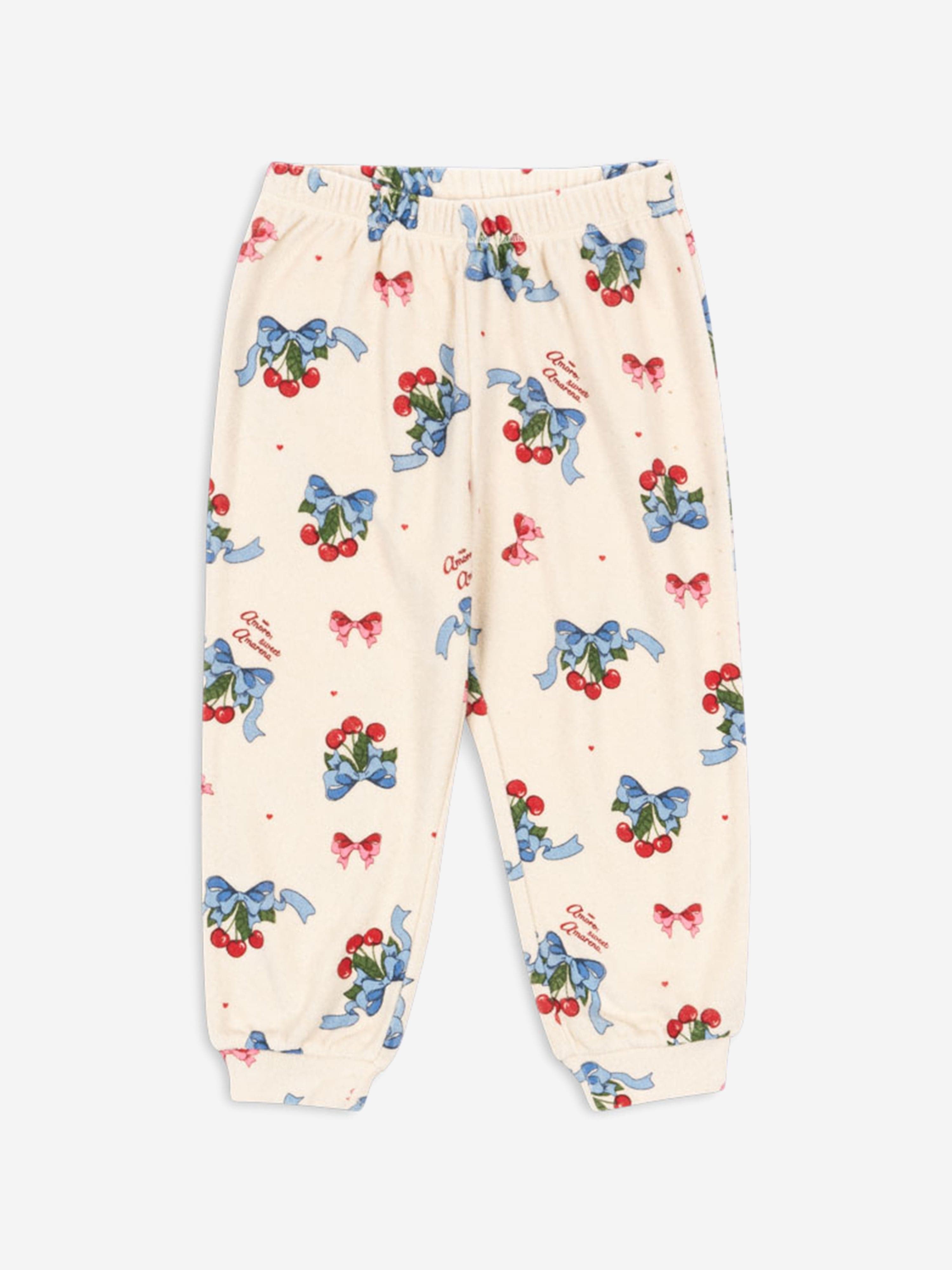 Konges Sløjd Girls Cherry Itty Joggers in Ivory