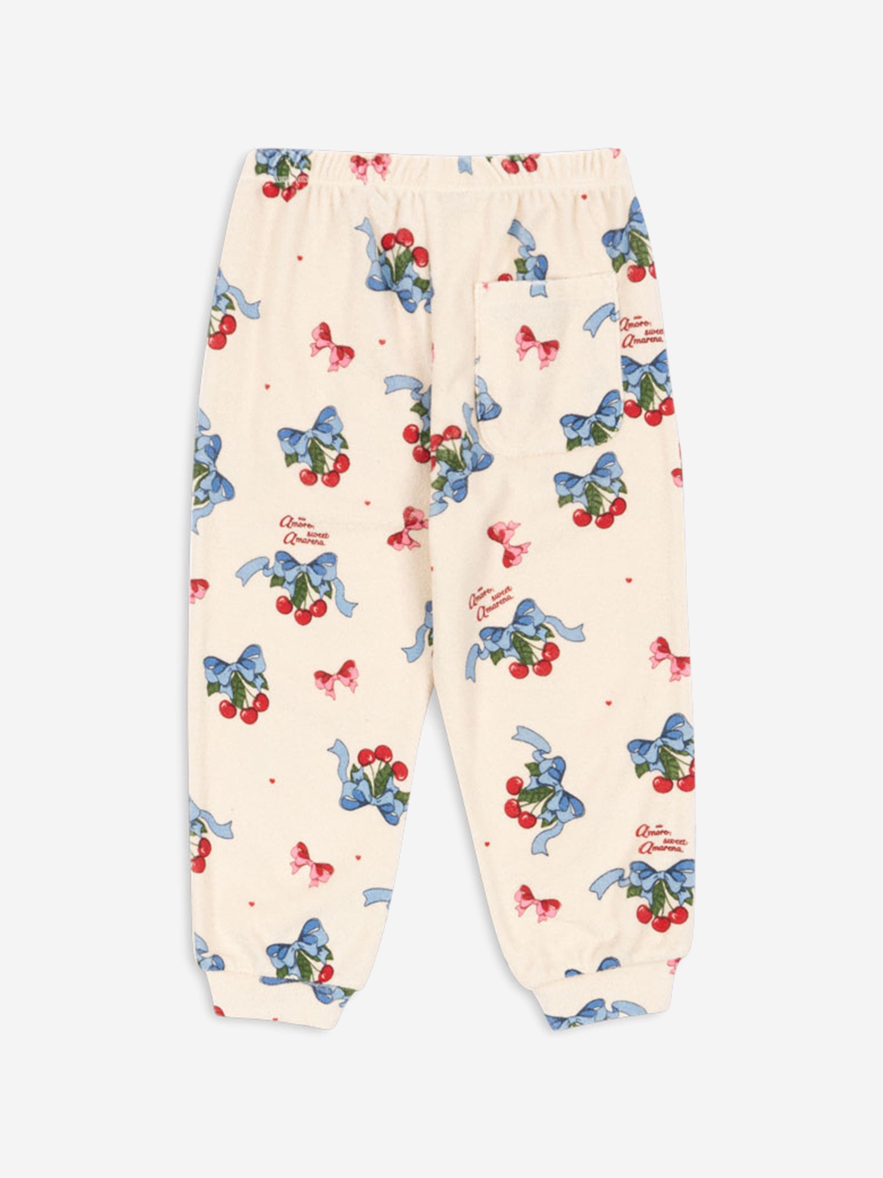 Konges Sløjd Girls Cherry Itty Joggers in Ivory