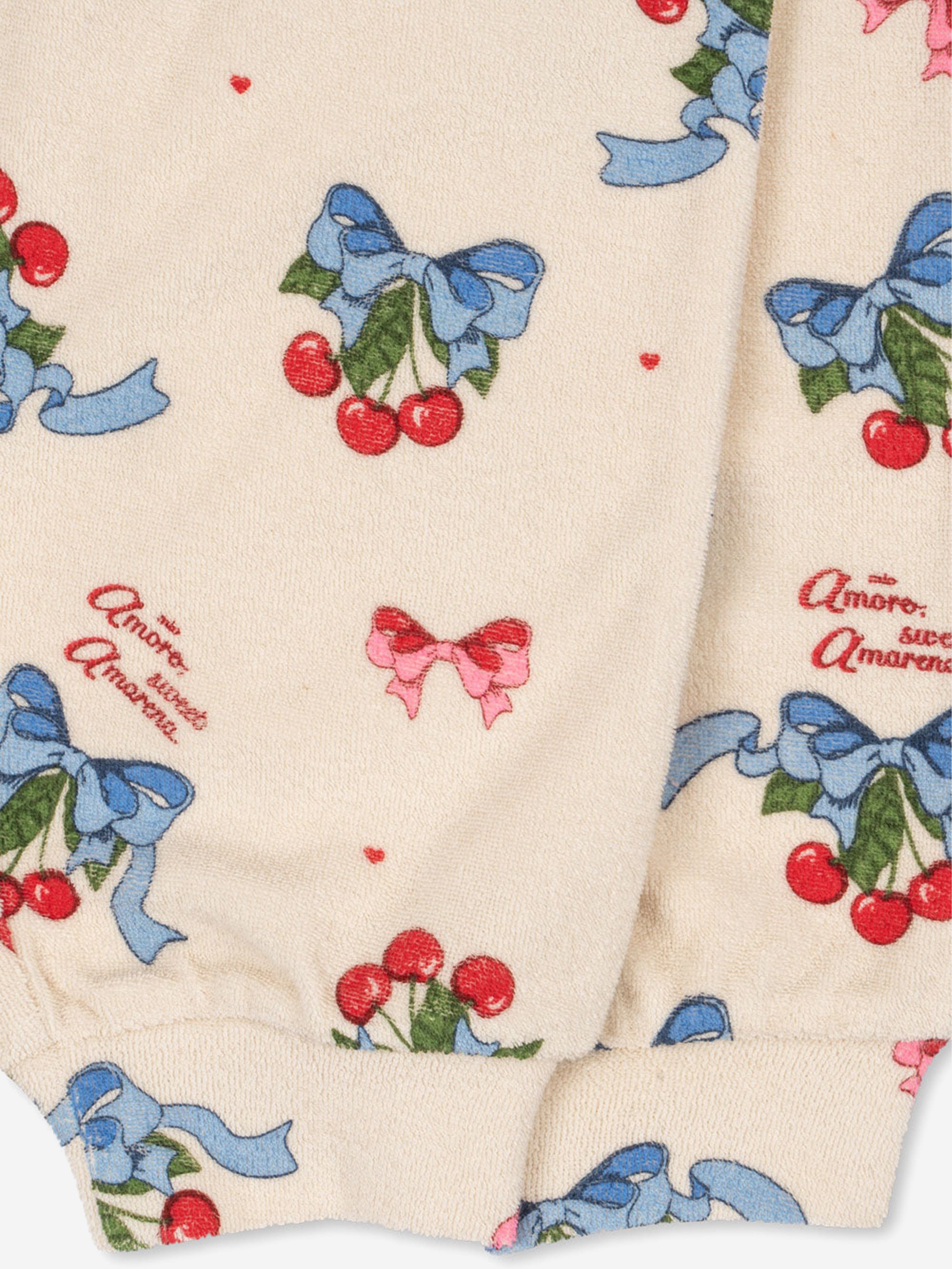 Konges Sløjd Girls Cherry Itty Joggers in Ivory