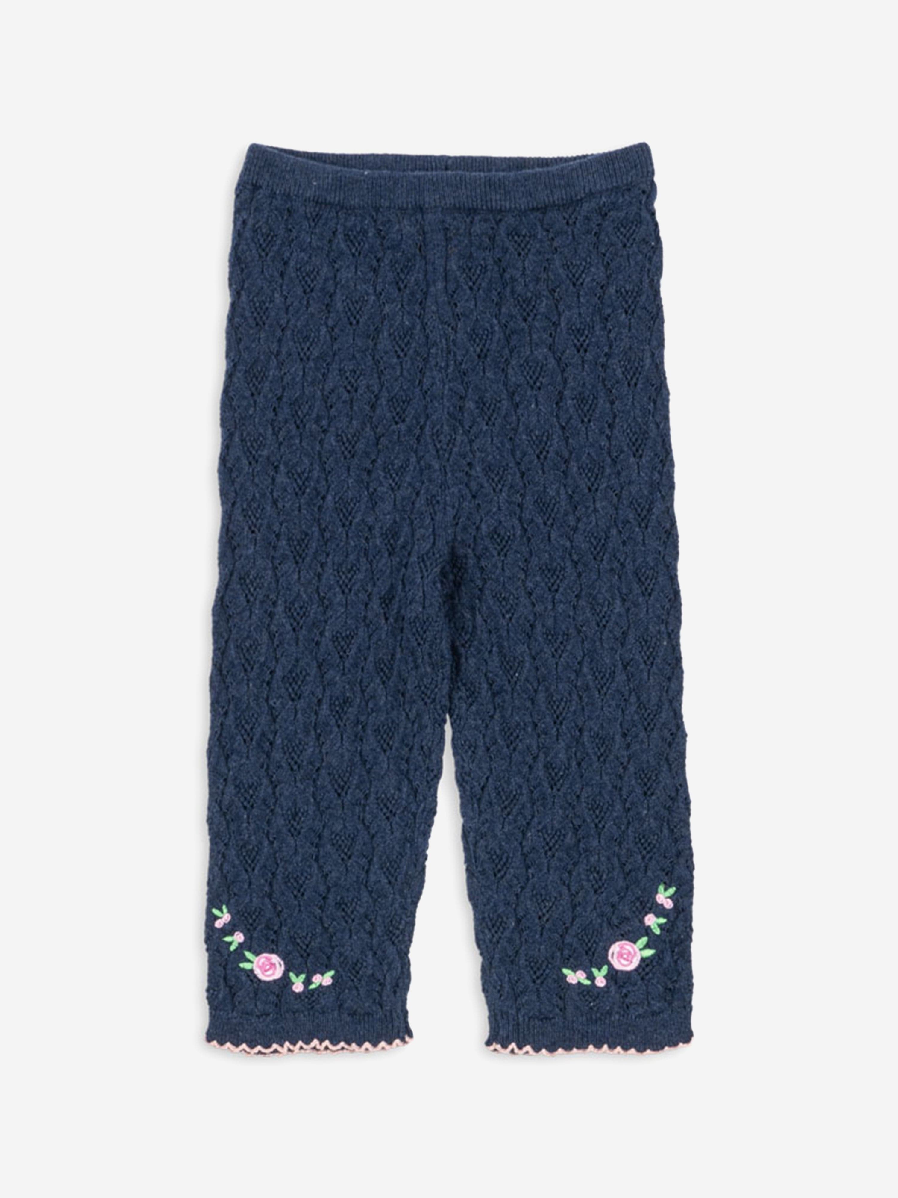 Konges Sløjd Girls Rosier Pants in Navy