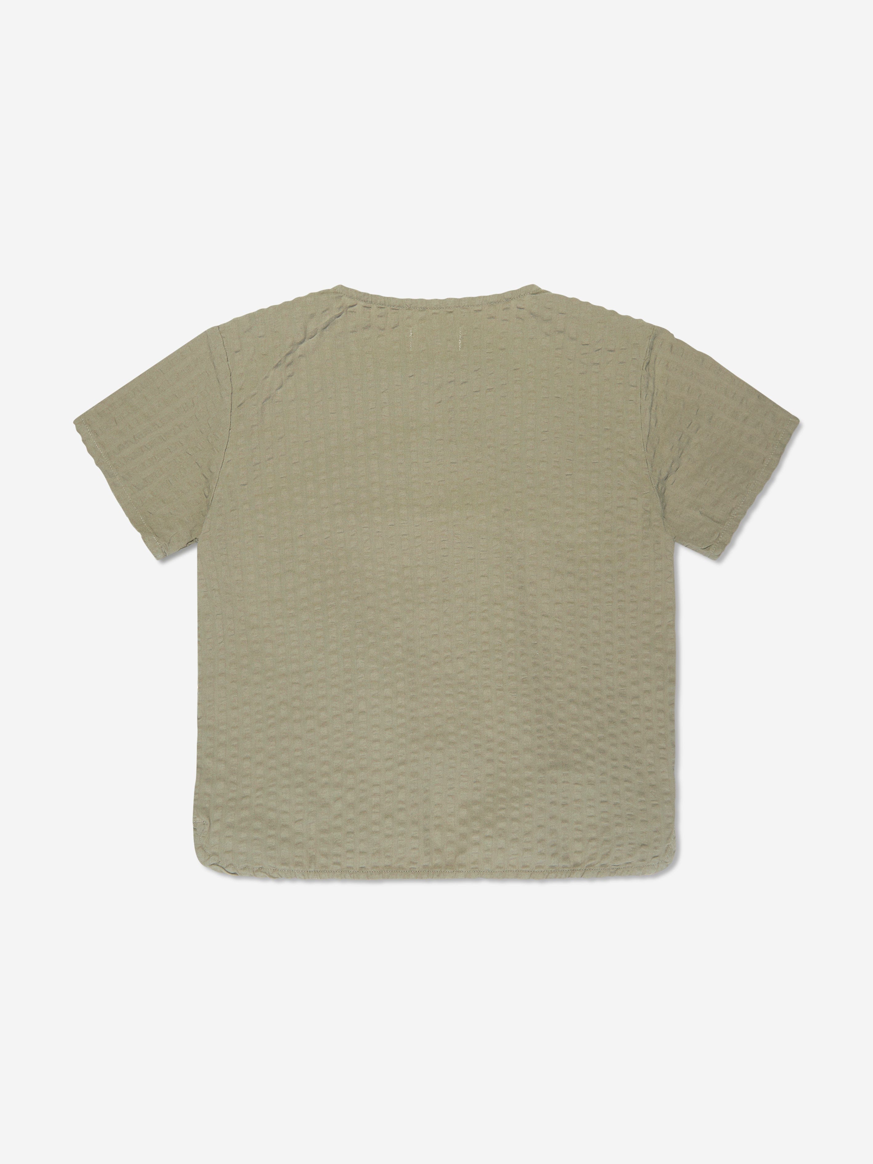 Konges Slojd Kids Organic Cotton Ace Shirt in Green