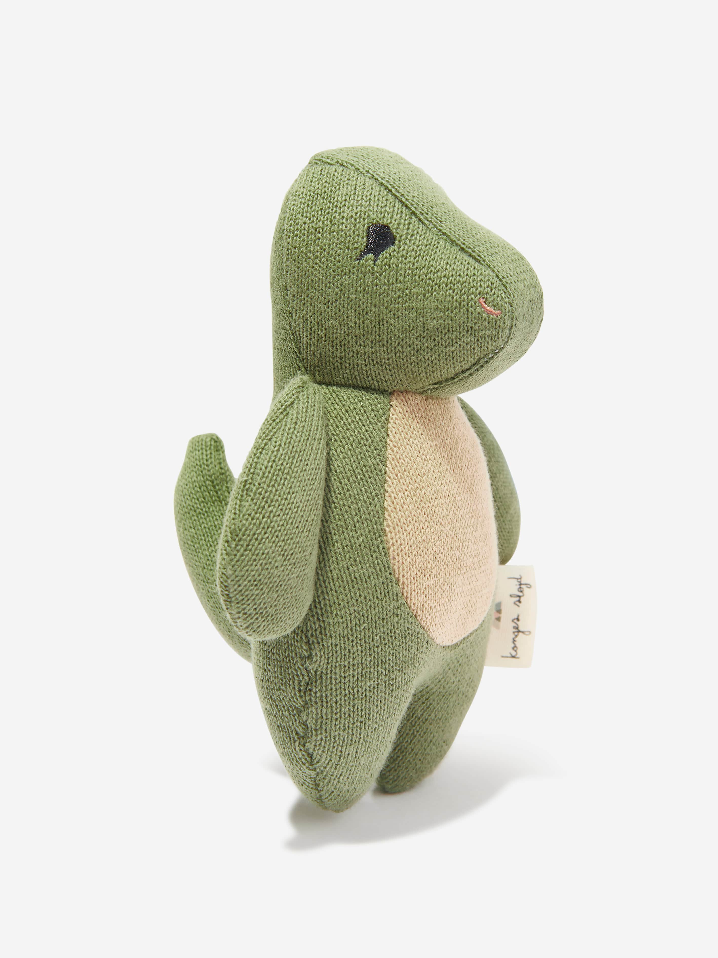 Konges Slojd Kids Dino Soft Toy in Green