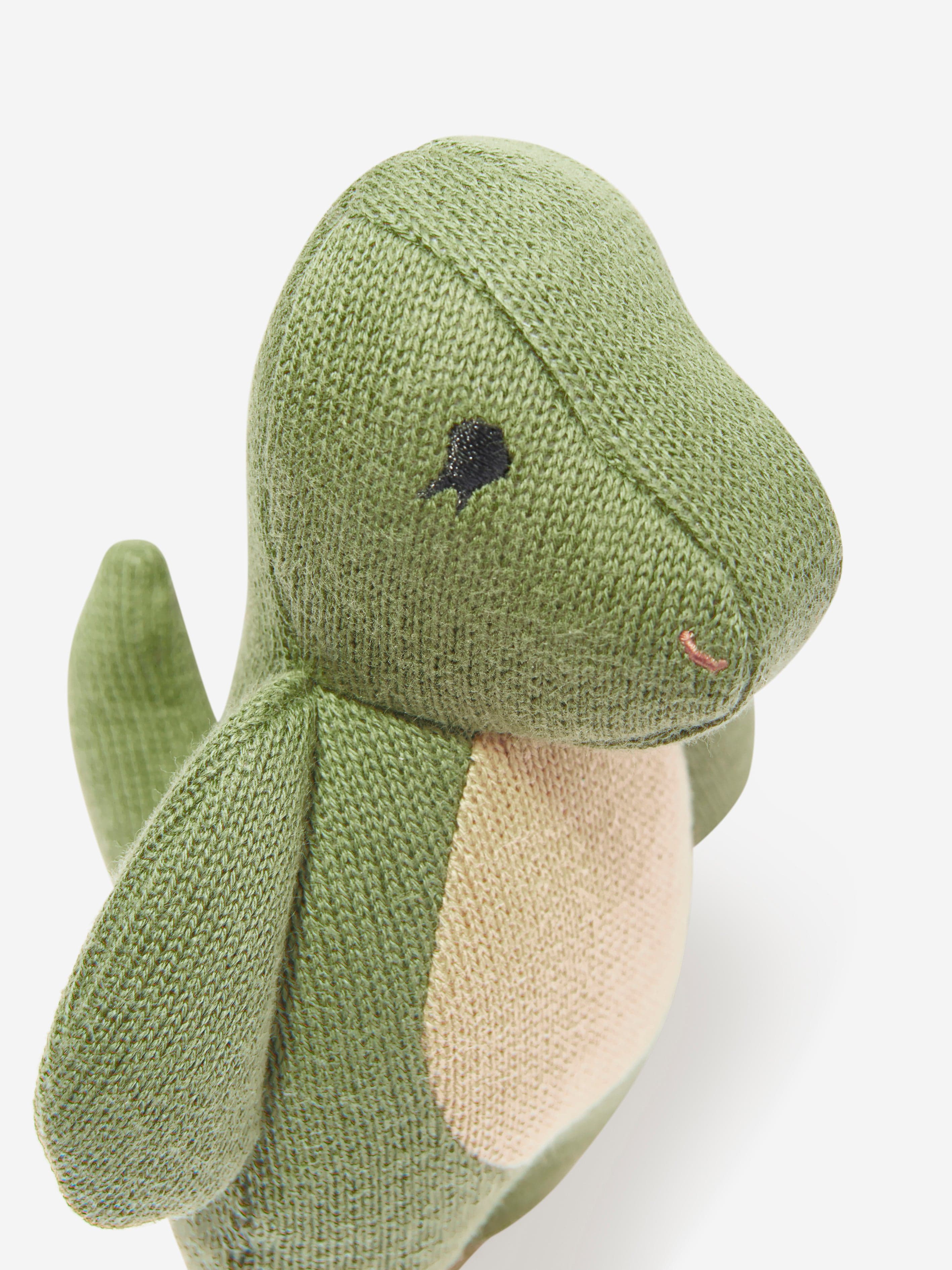 Konges Slojd Kids Dino Soft Toy in Green