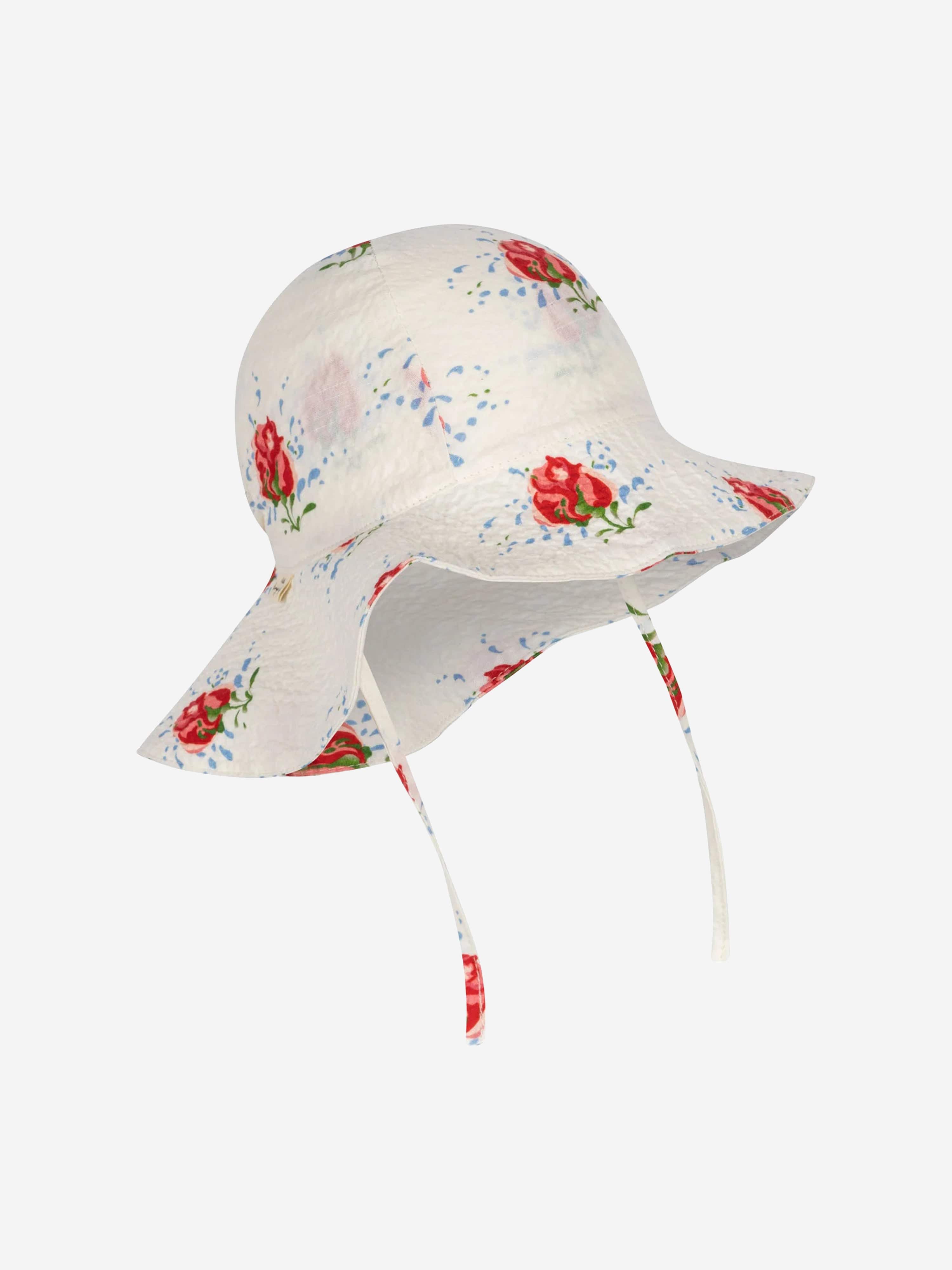 Konges Sløjd Girls Vita Rosa Elin Sun Hat in Multicolour