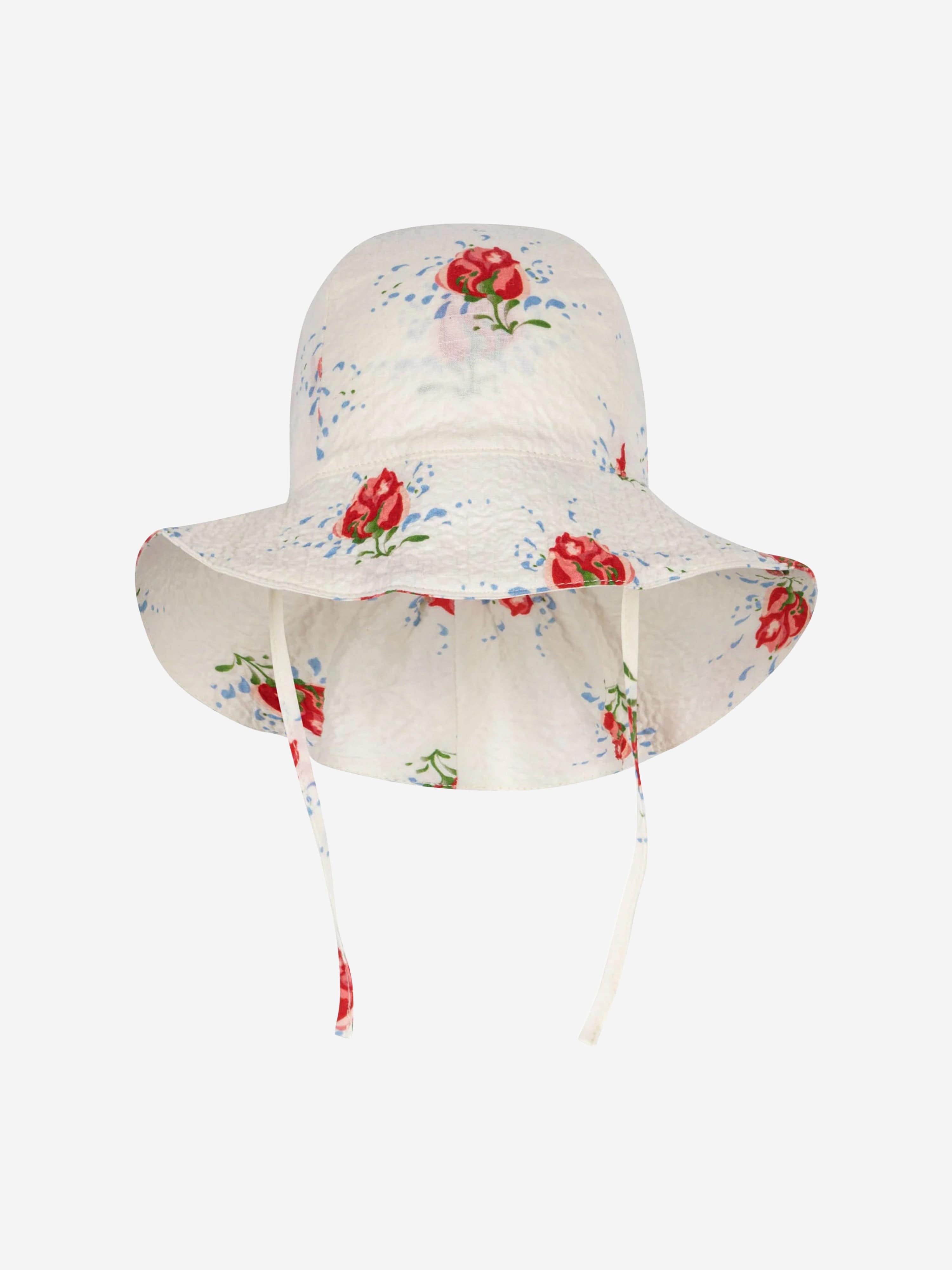 Konges Sløjd Girls Vita Rosa Elin Sun Hat in Multicolour