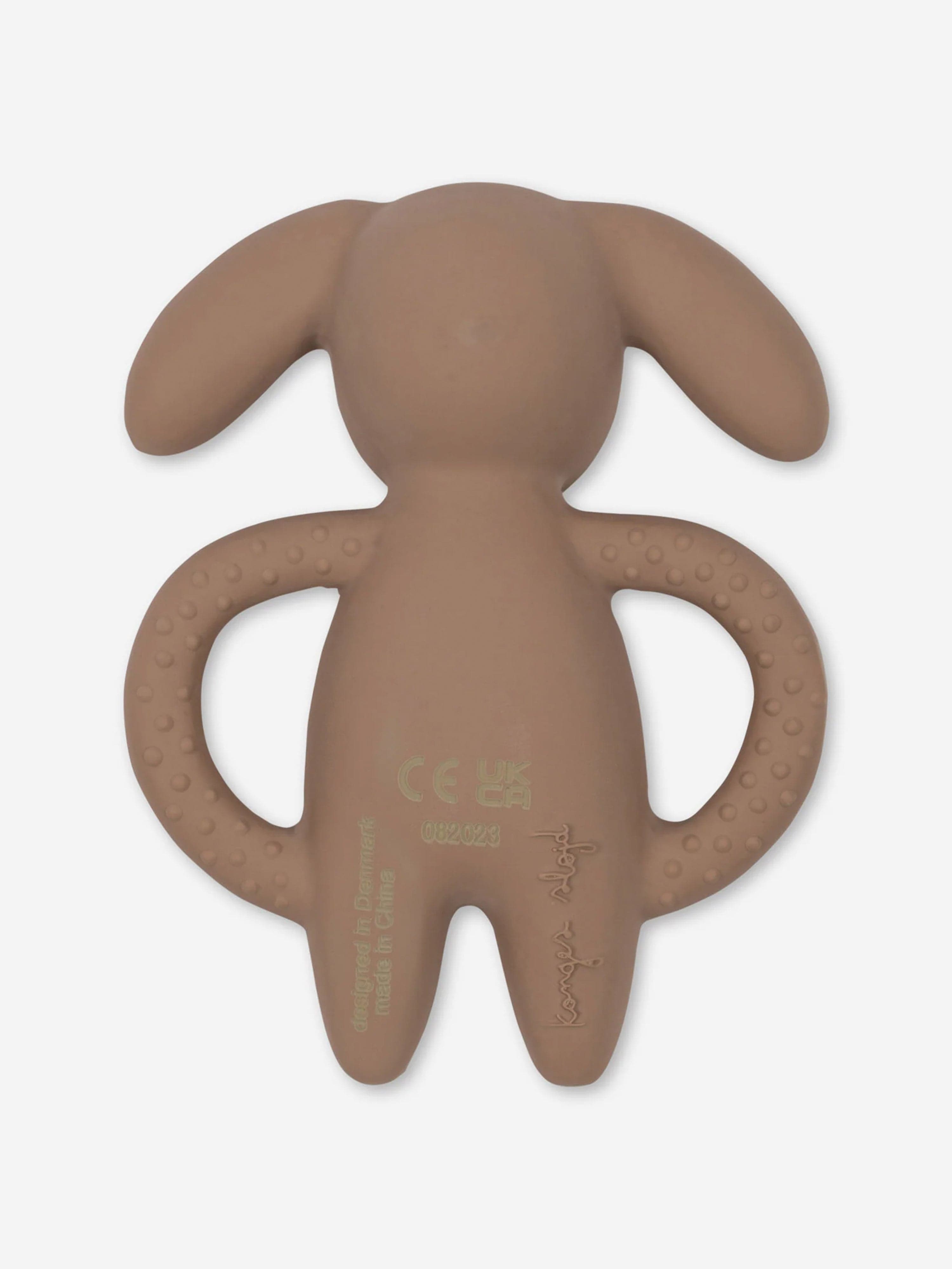 Konges Sløjd Baby Rabbit Teeth Soother in Brown (11.3cm)