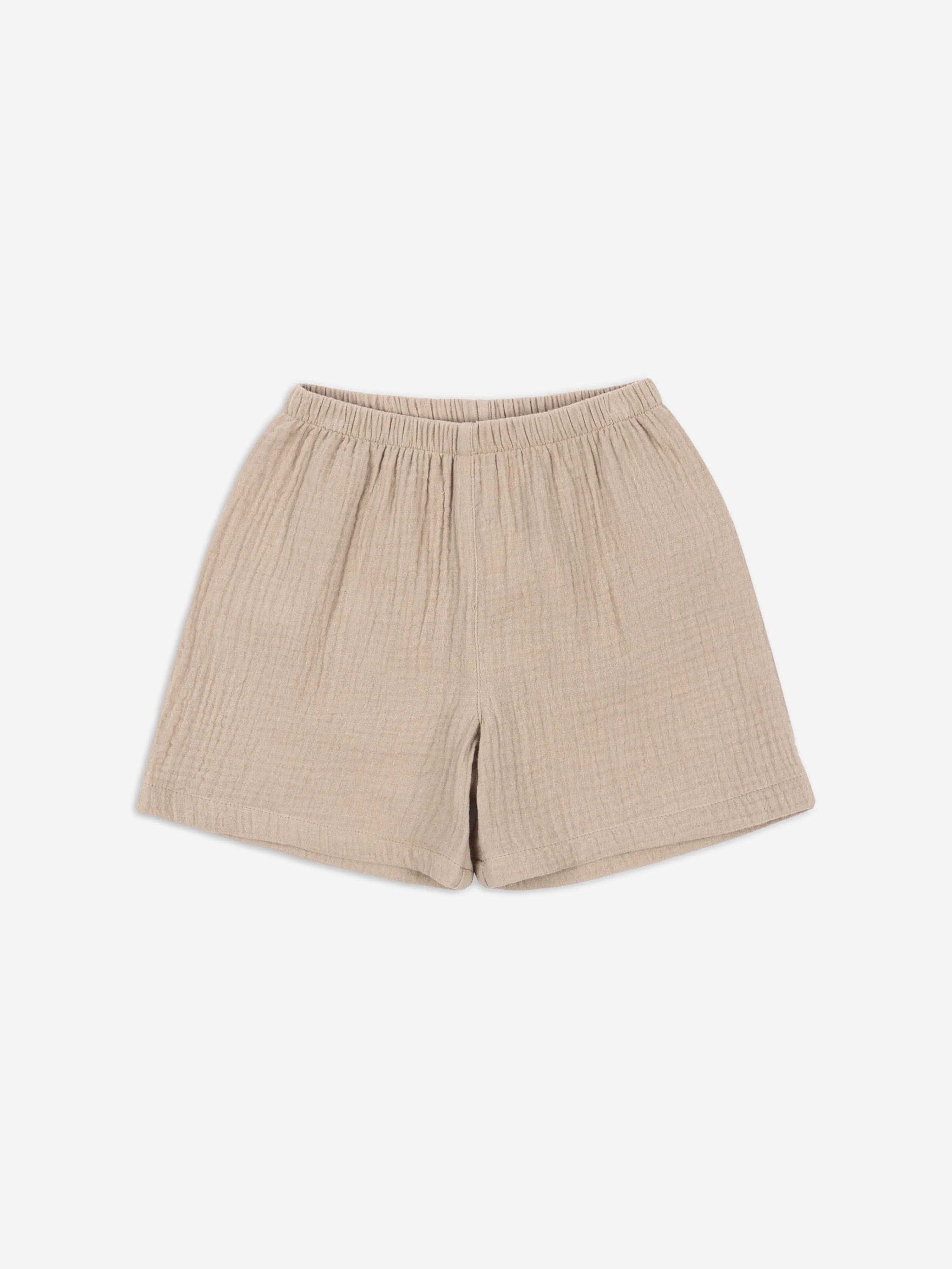 Konges Sløjd Kids Organic Cotton Shorts in Brown