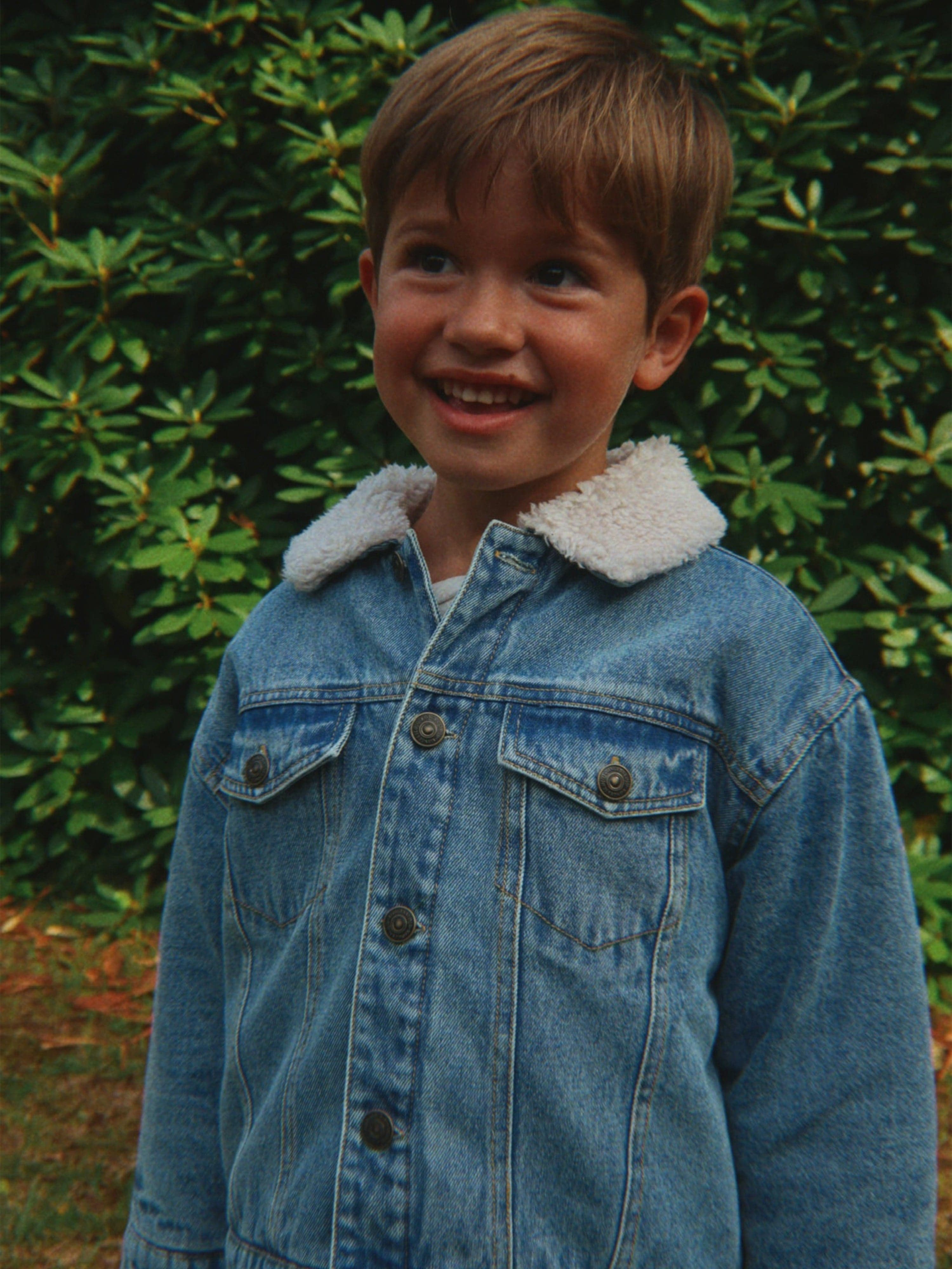 Konges Sløjd Kids Magot Denim Jacket in Blue