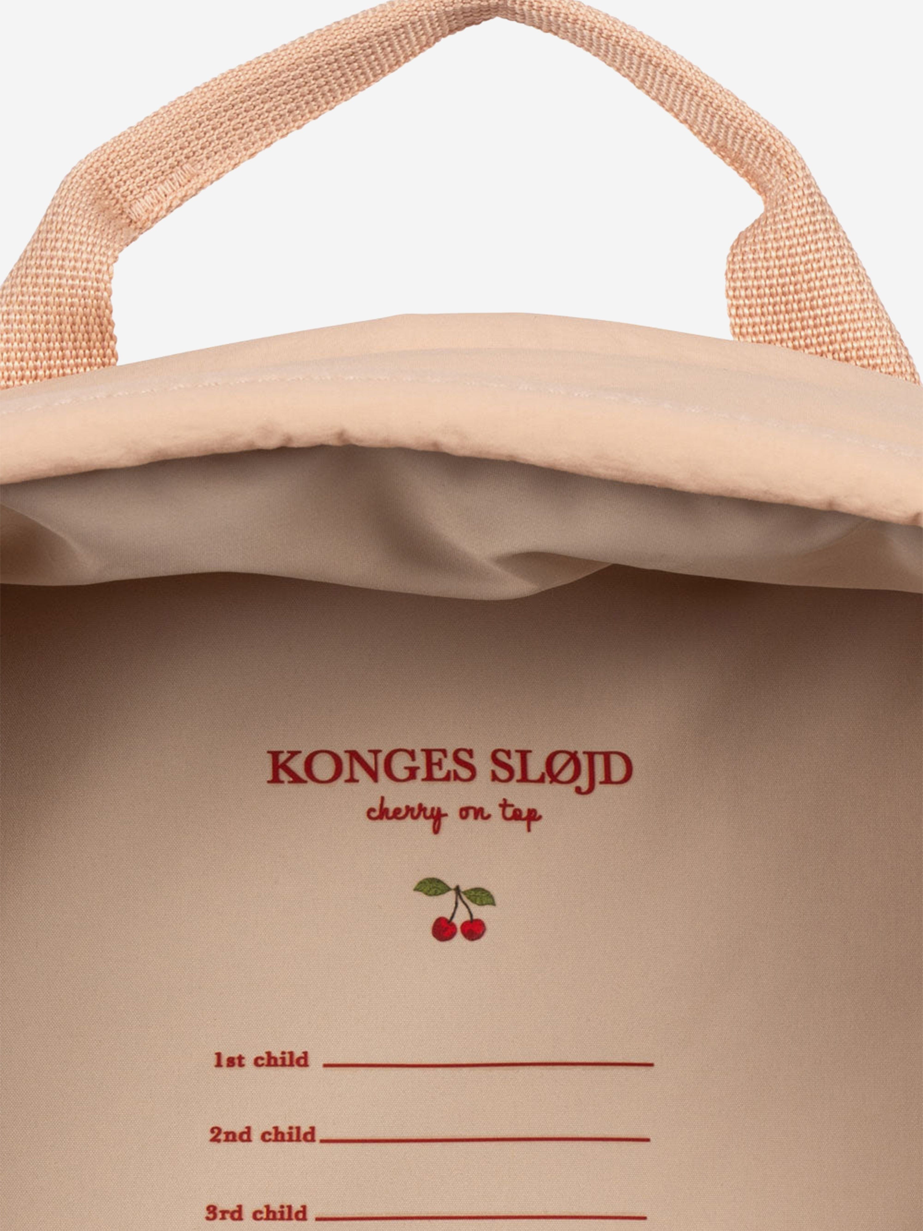 Konges Sløjd Girls Juno Kitty Backpack in Pink (34cm)