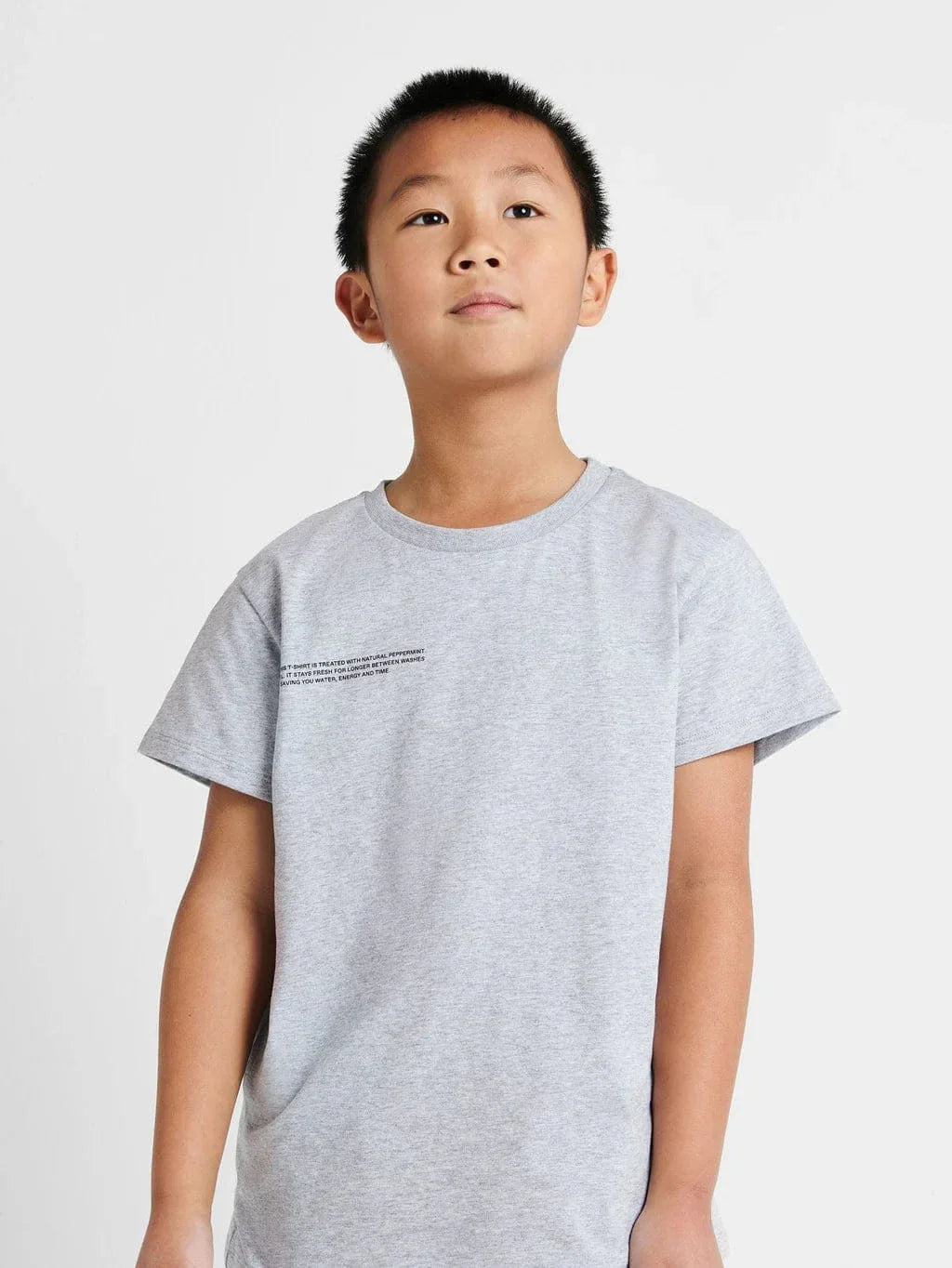 PANGAIA Kids 365 Midweight T-Shirt in Grey