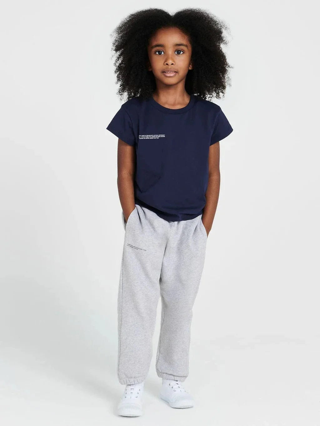 PANGAIA Kids 365 Midweight Track Pants in Grey