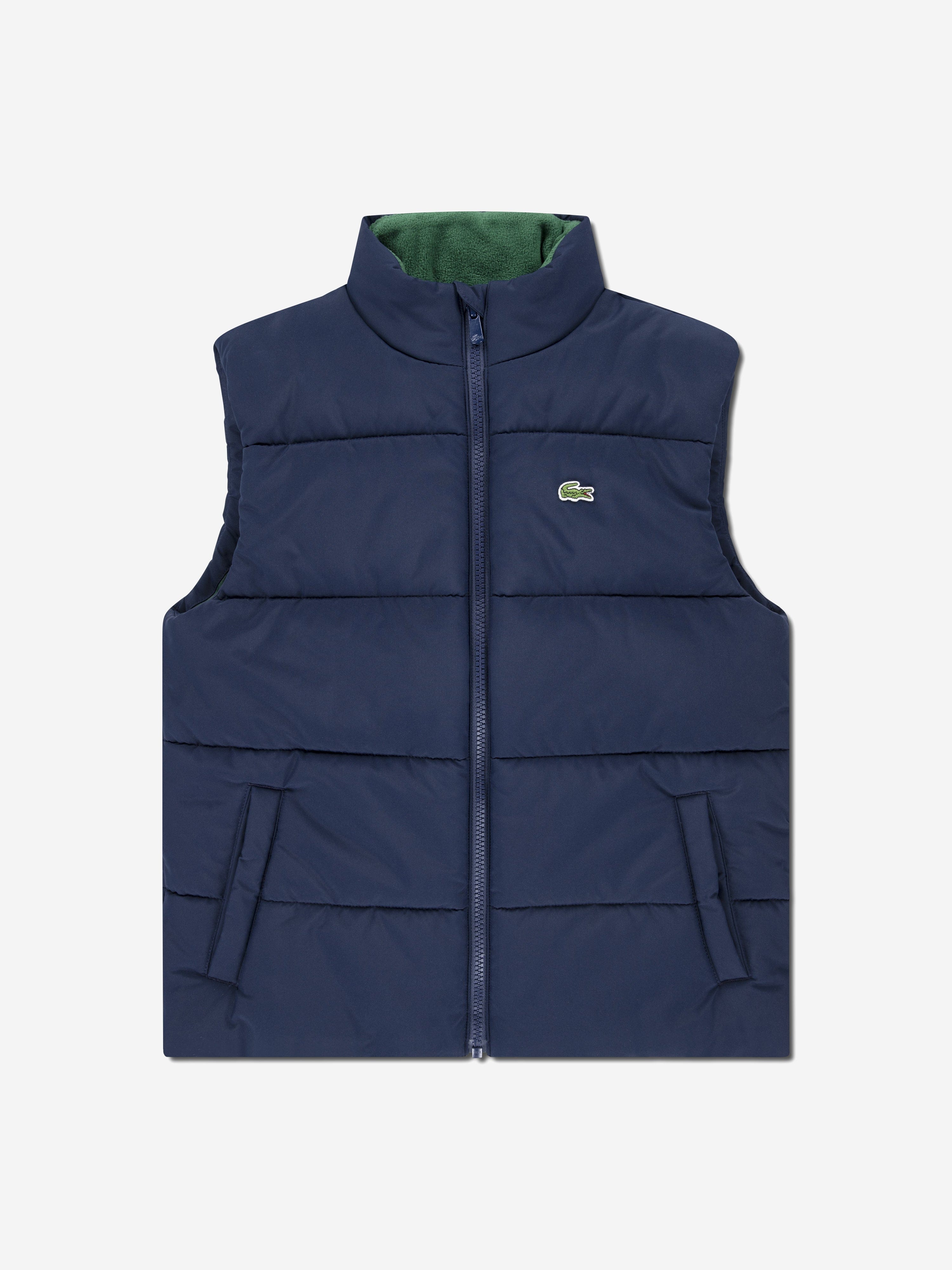 Lacoste Kids Padded Gilet in Navy