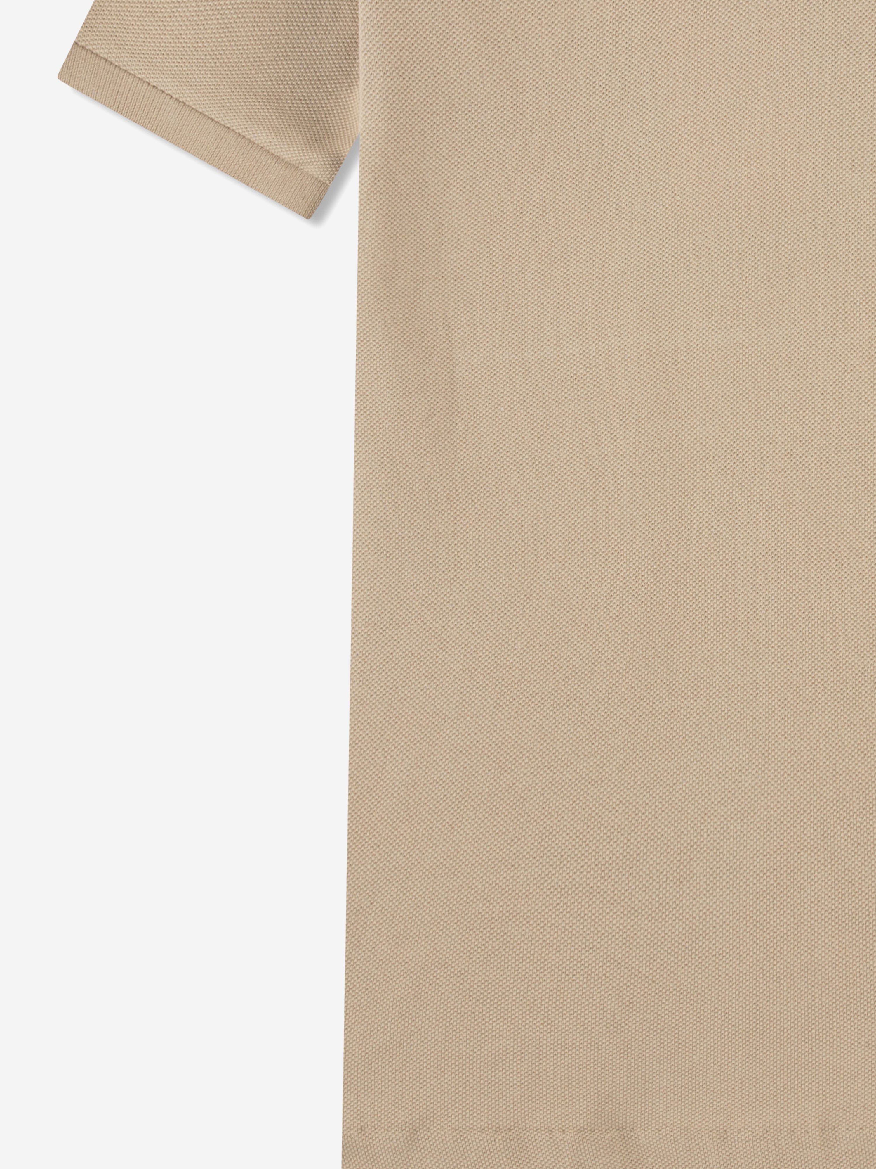 Lacoste Boys Petit Pique Polo Shirt in Beige