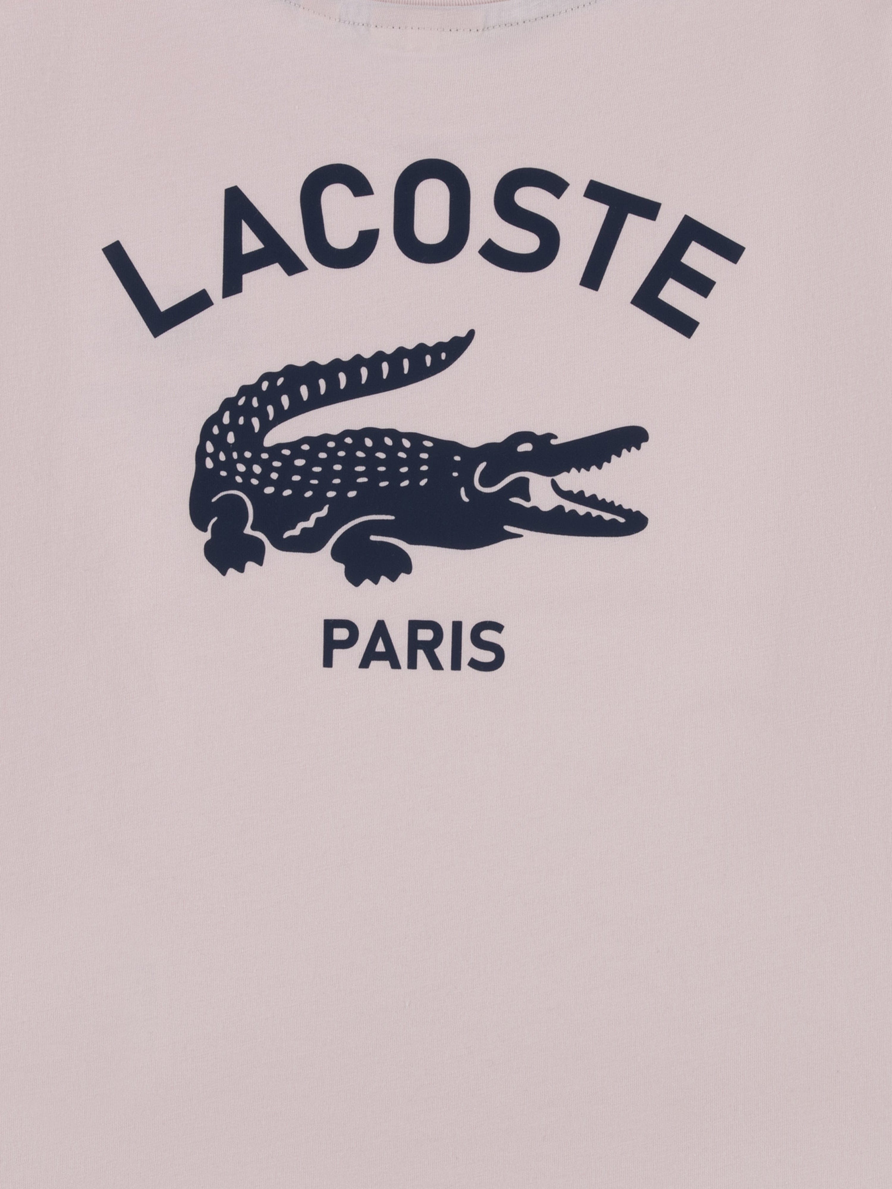 Lacoste Girls Logo T-Shirt in Pink