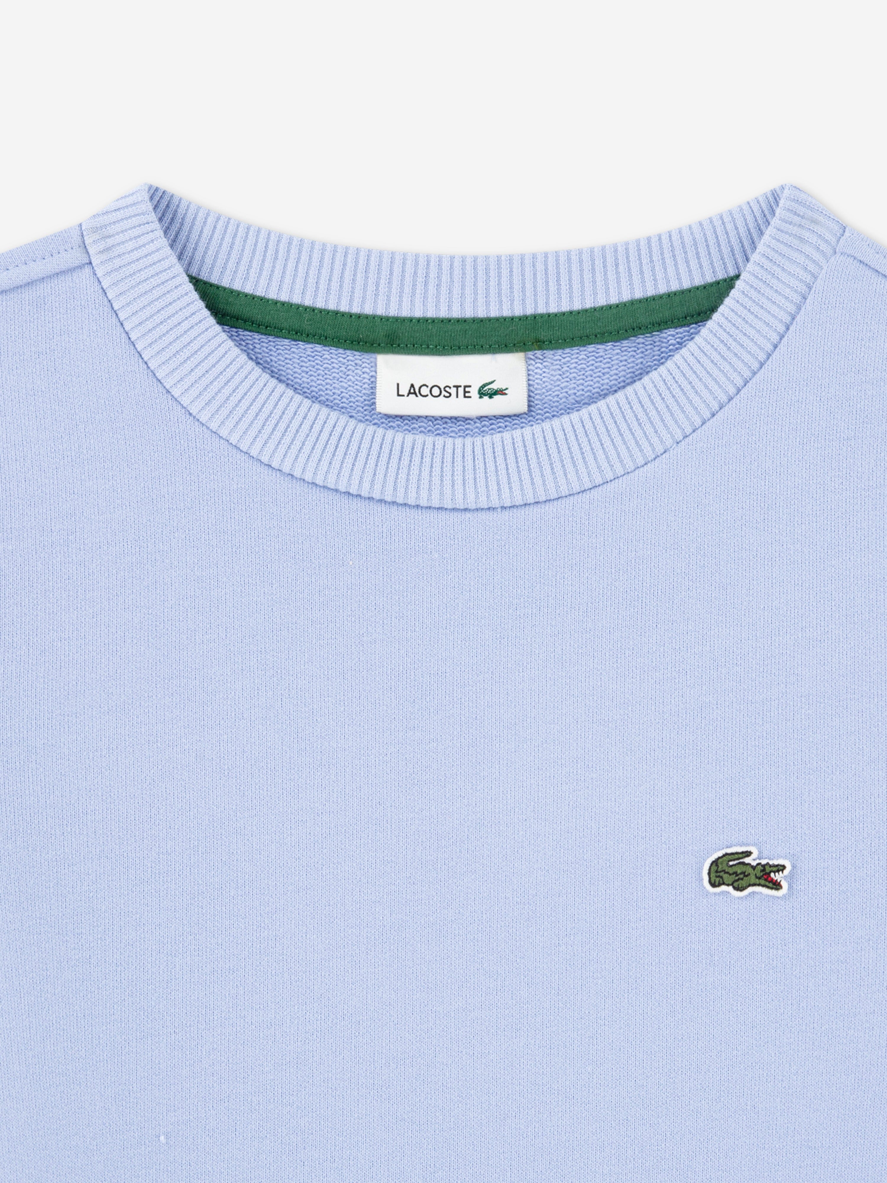 Lacoste Girls Logo Sweatshirt in Blue