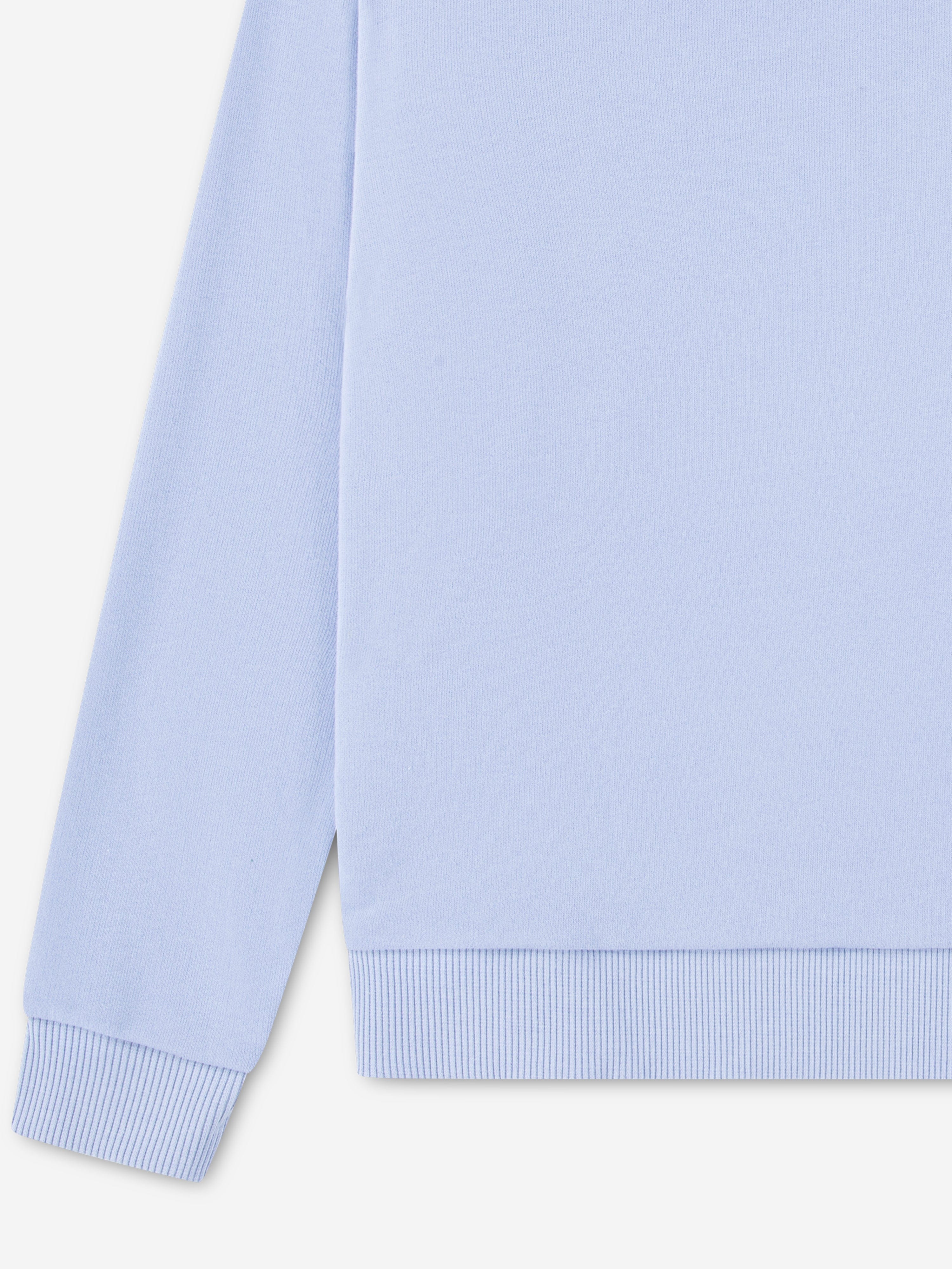 Lacoste Girls Logo Sweatshirt in Blue