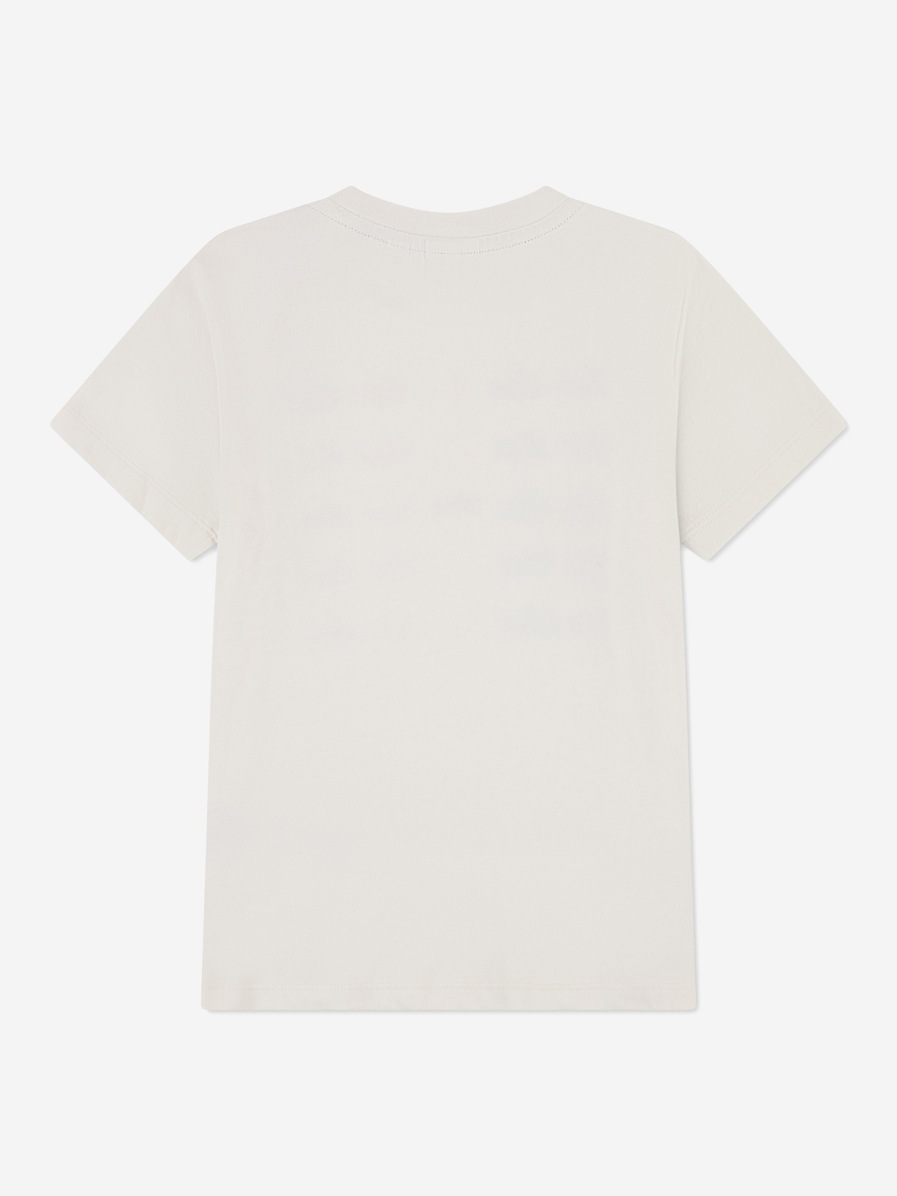 Lacoste Boys Tiny Icon T-Shirt in Ivory