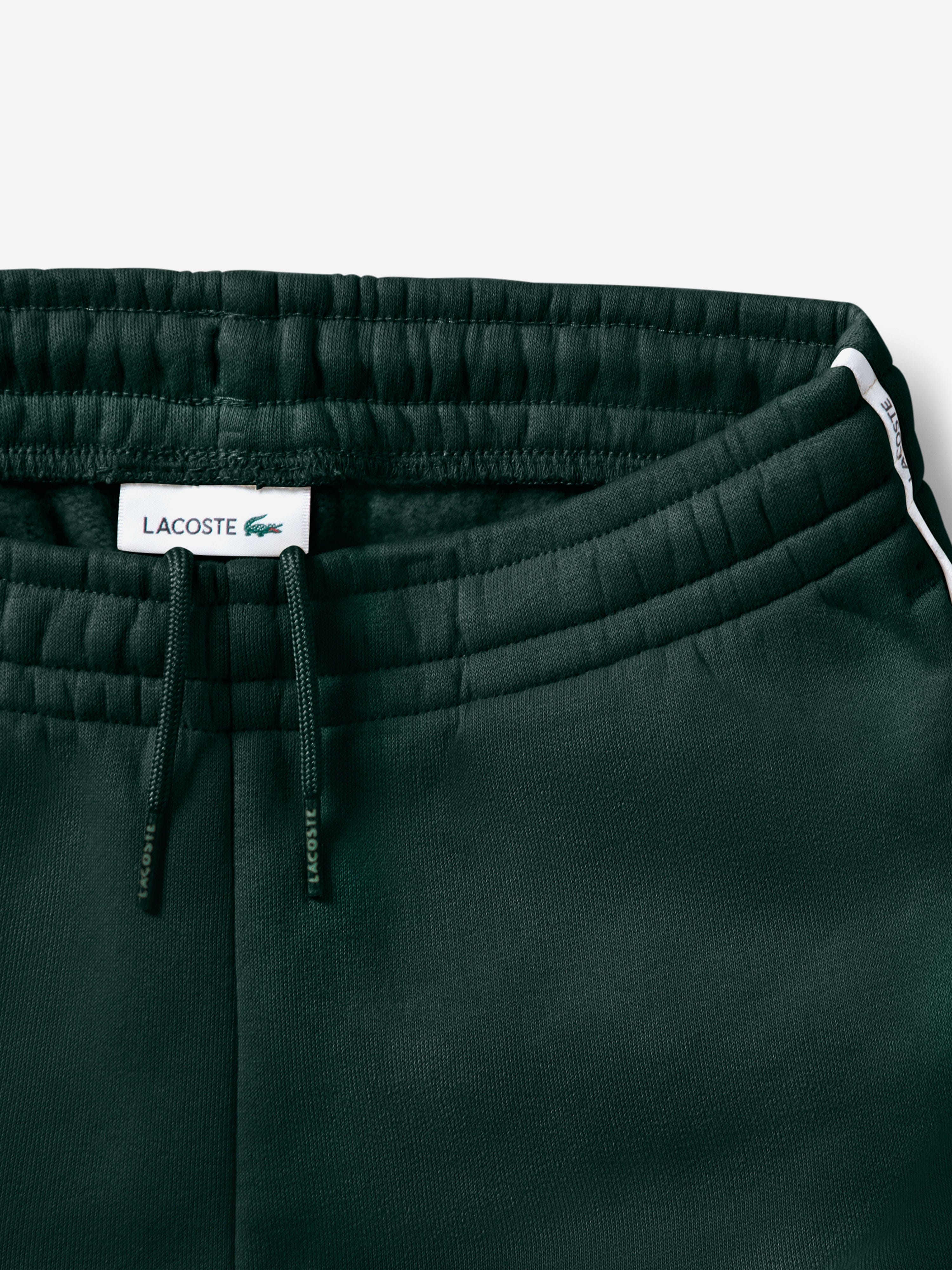 Lacoste Boys Micro Taping Joggers in Green