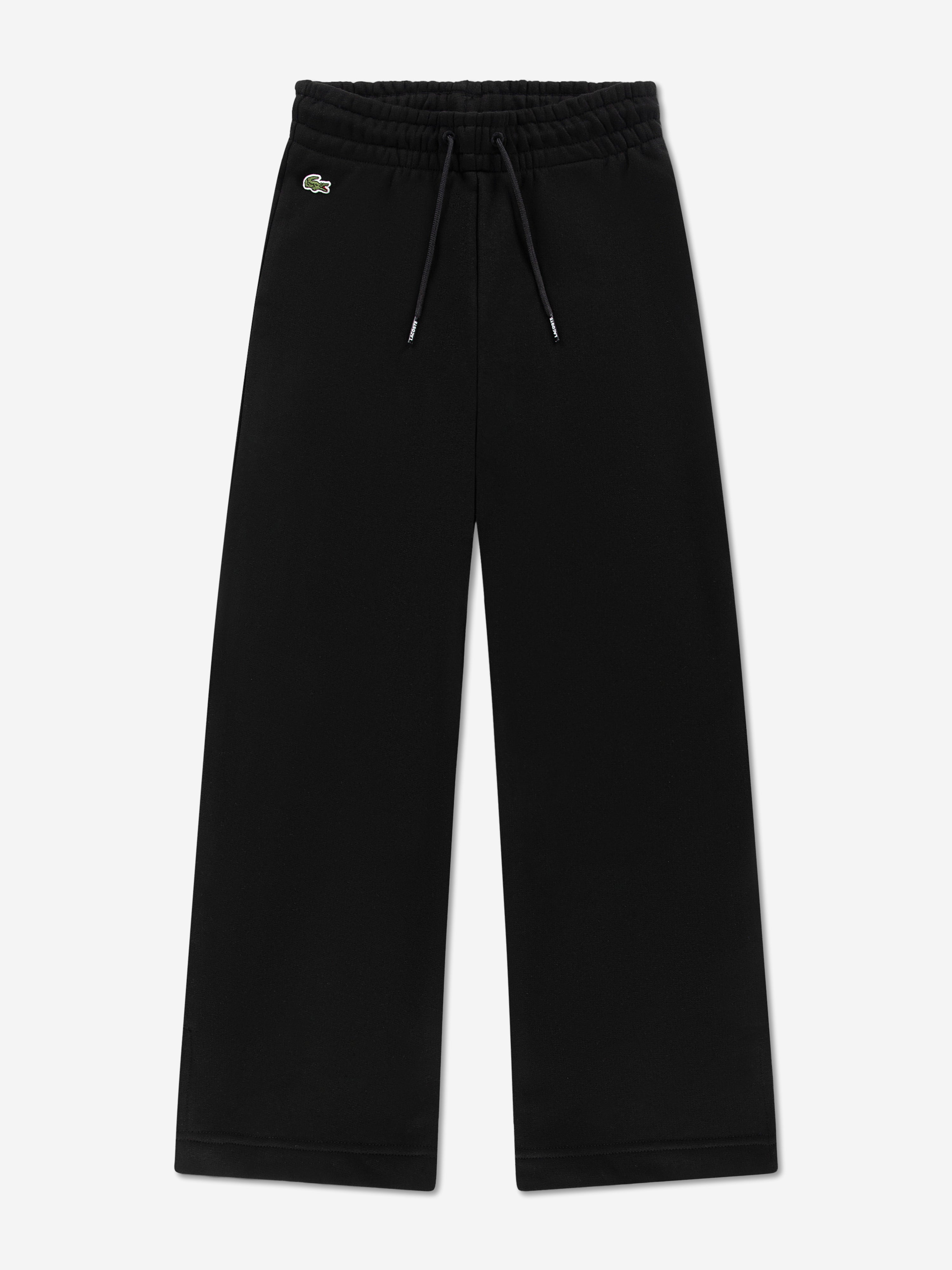 Lacoste Girls Logo Joggers in Black