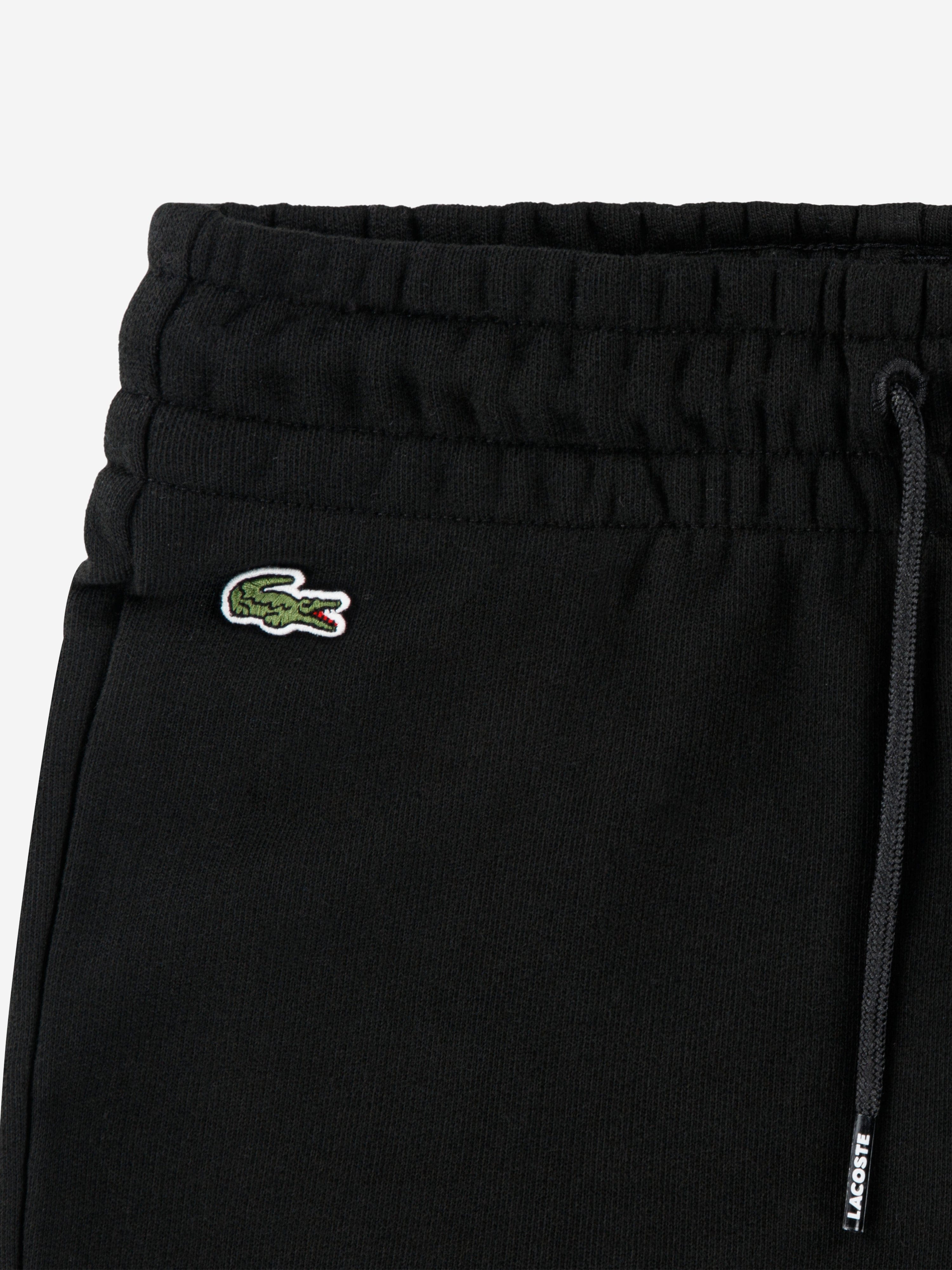 Lacoste Girls Logo Joggers in Black