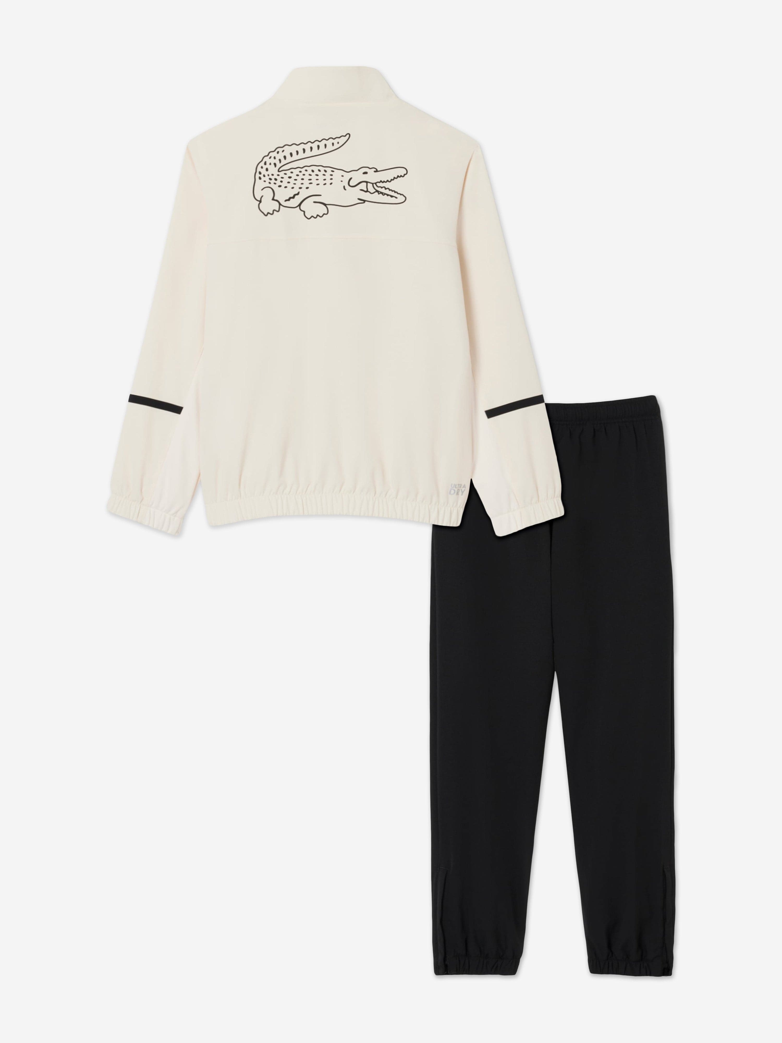Lacoste Boys Daniil Medvedev Court Tracksuit in Black