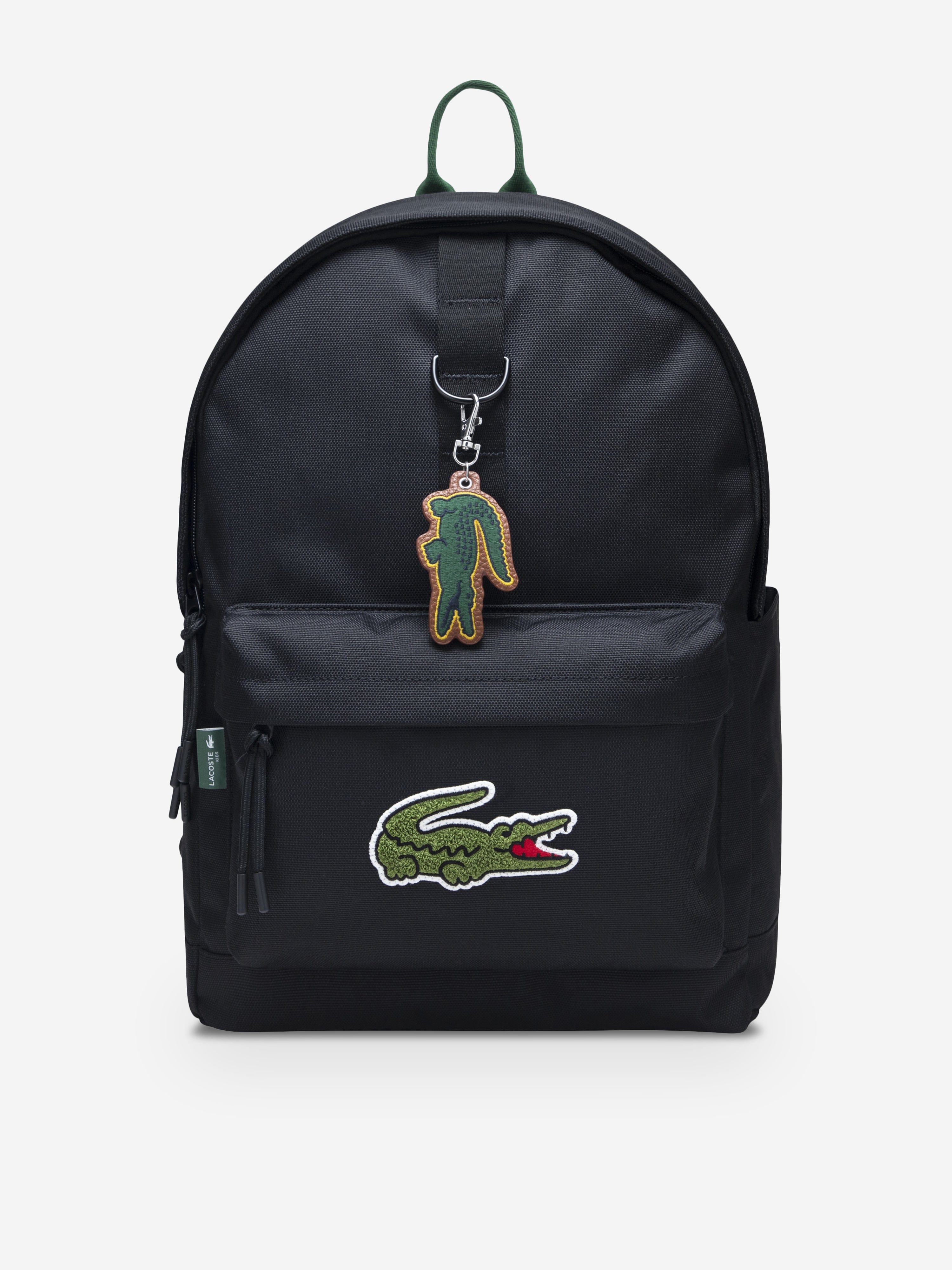 Lacoste Kids Logo Backpack in Black (44cm)
