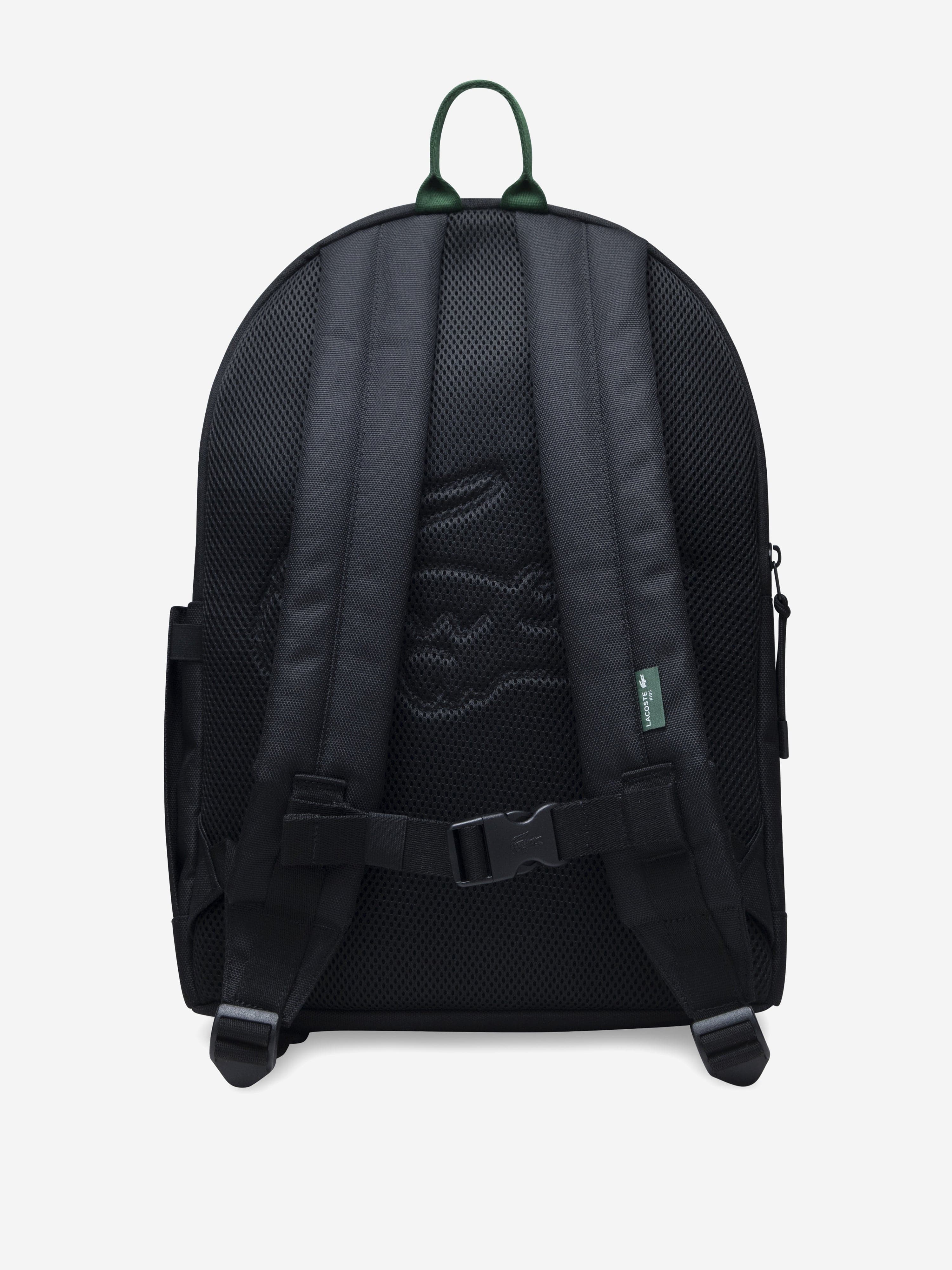Lacoste Kids Logo Backpack in Black (44cm)